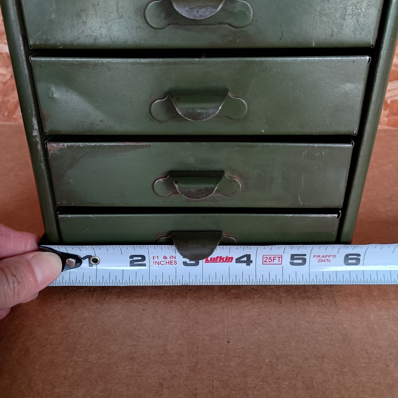 Vintage Steelmasters File-A-Way Chest Small Parts 4-Drawer Metal Cabinet