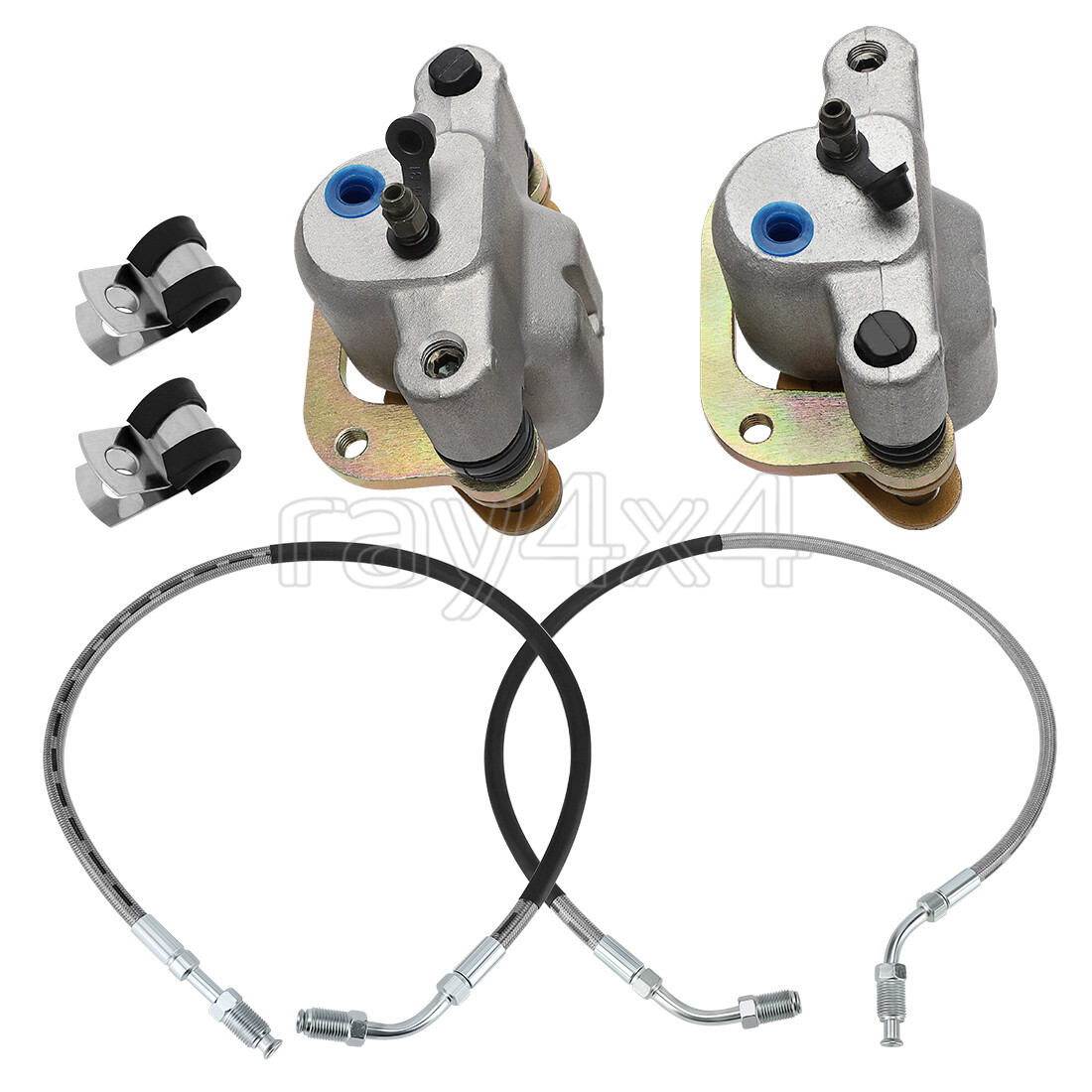Front Brake Calipers & Hose Lines for Polaris Trail Blazer 250 1991 1992-1998