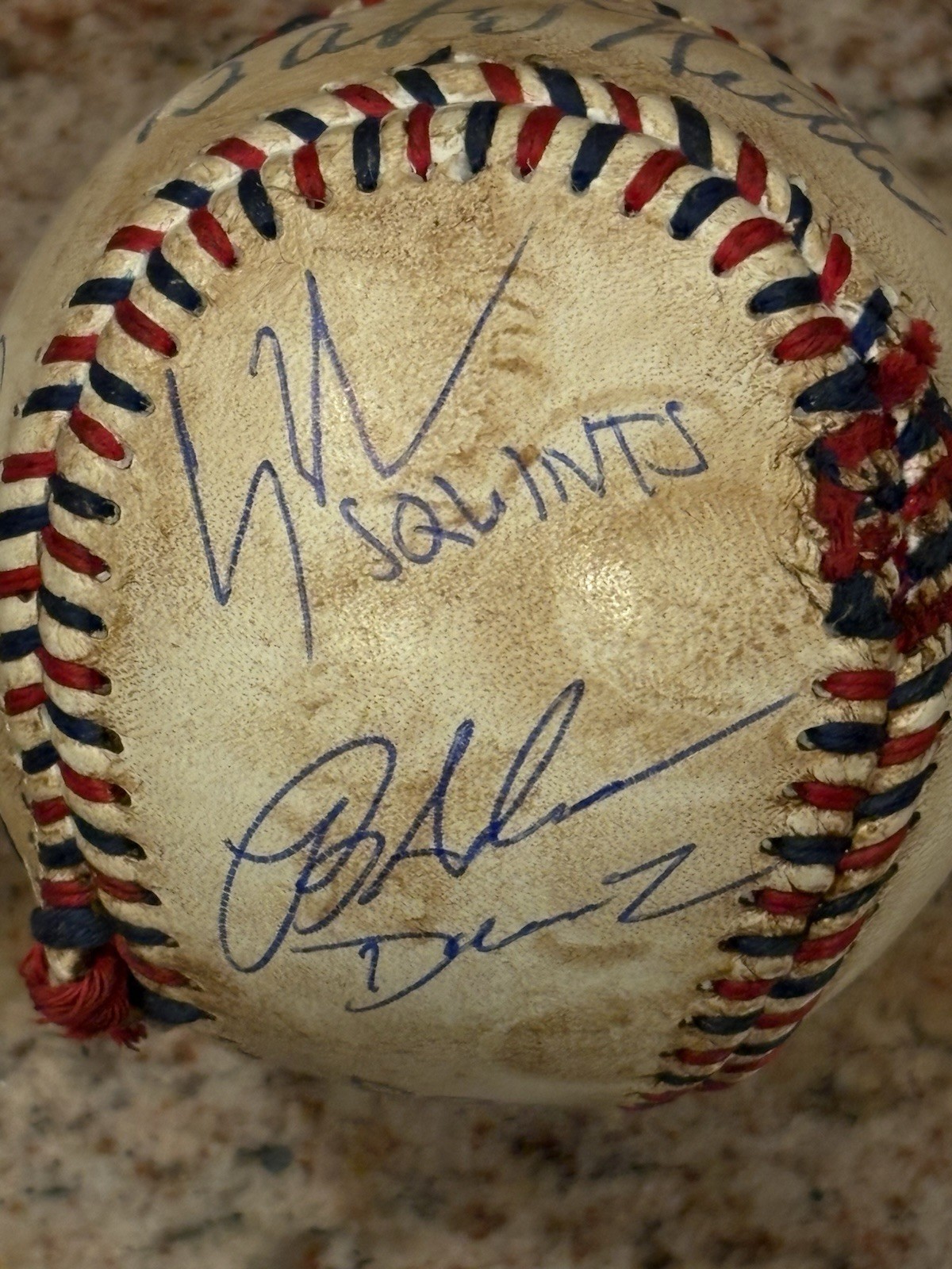 Sandlot Cast Signed Custom Baseball w/8 Signatures- Beckett W Holo