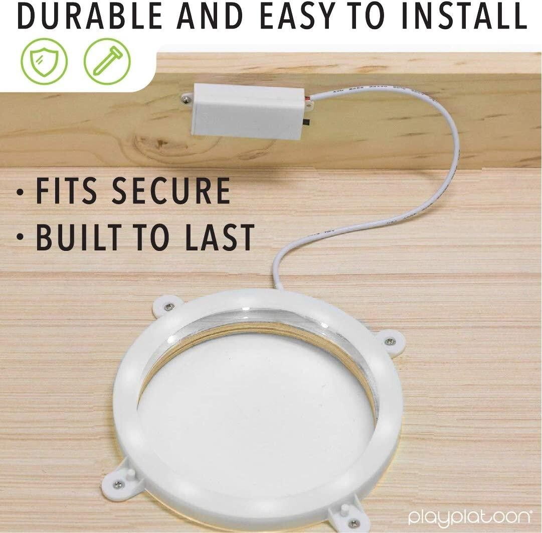 Cornhole Accessories LED Light Kit Board Set Lights for Hole and Board- BLUE