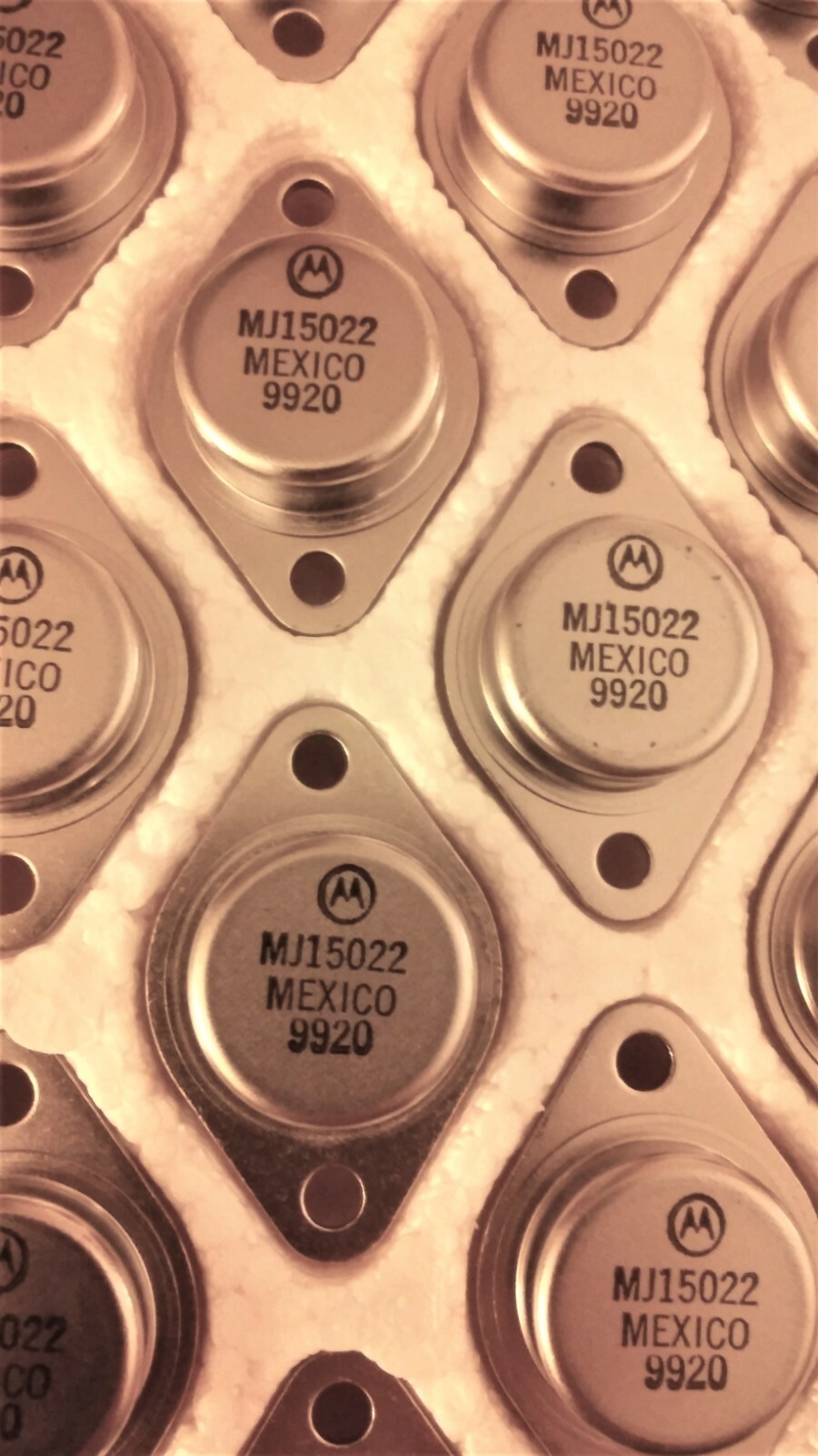 10 pcs.MJ15022 Motorola power transistor