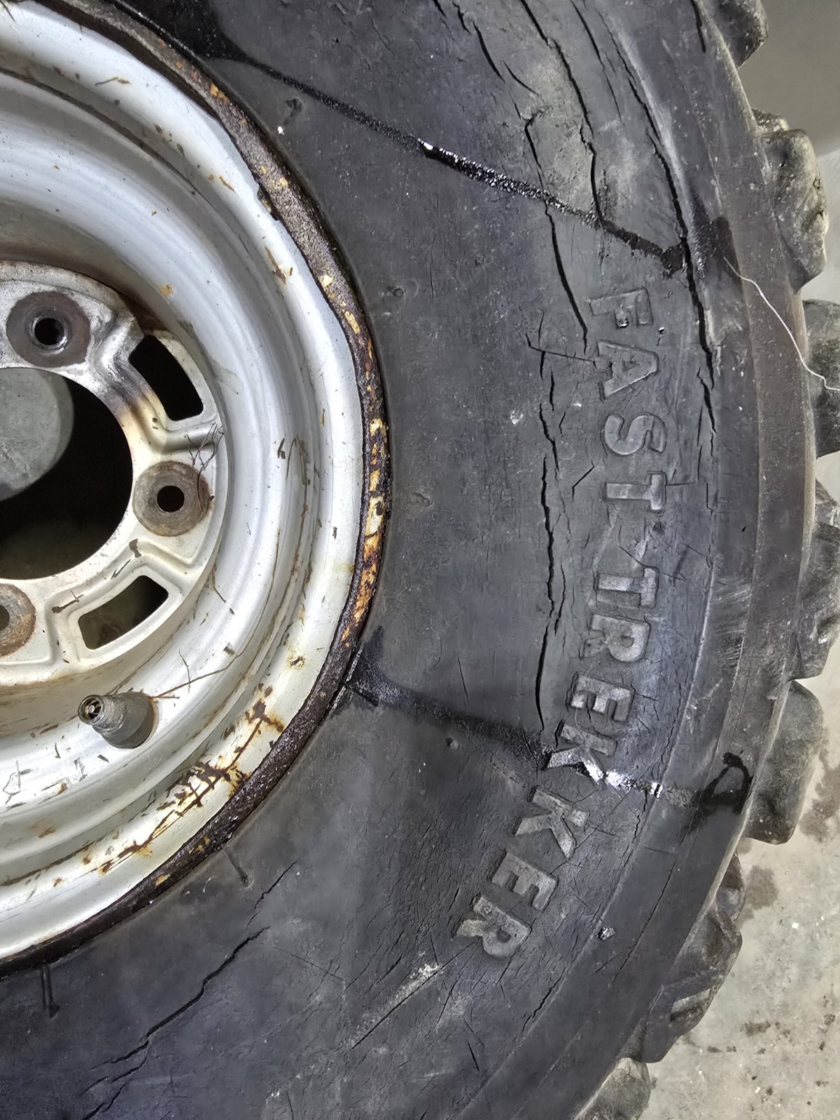 1985 Honda Atc250sx/es Oem Set Of Rear Rims