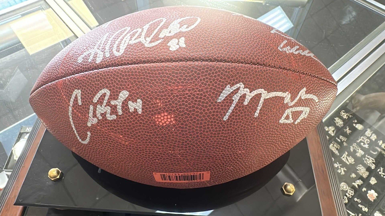 2005 Top 10 NFL Draft Picks Autographed Football