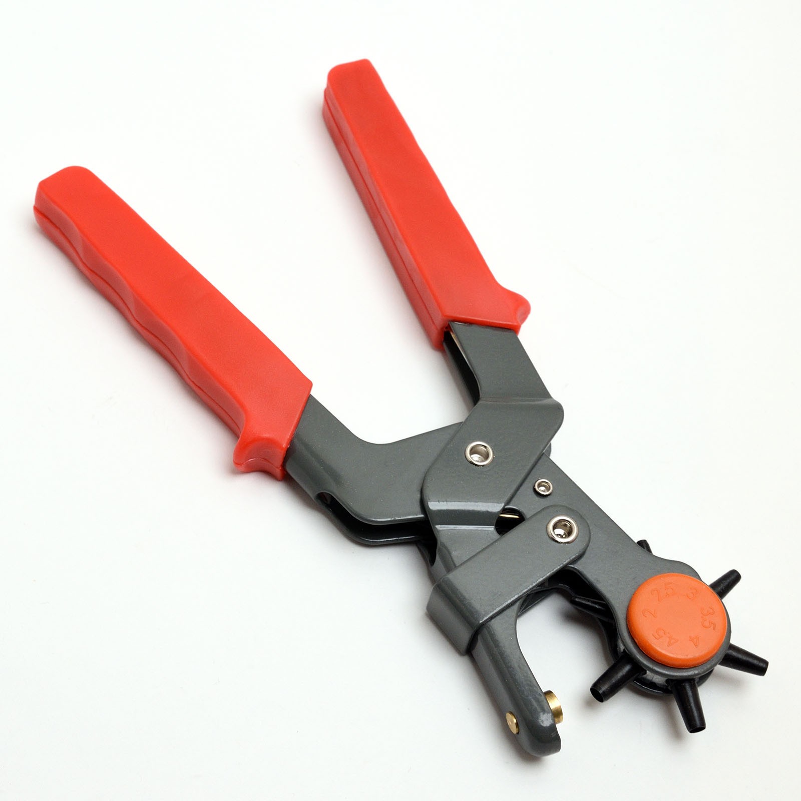 Leather Hole Punch Heavy Duty 6 Sized Holes 9-1/2" Hand Pliers Belt Punches