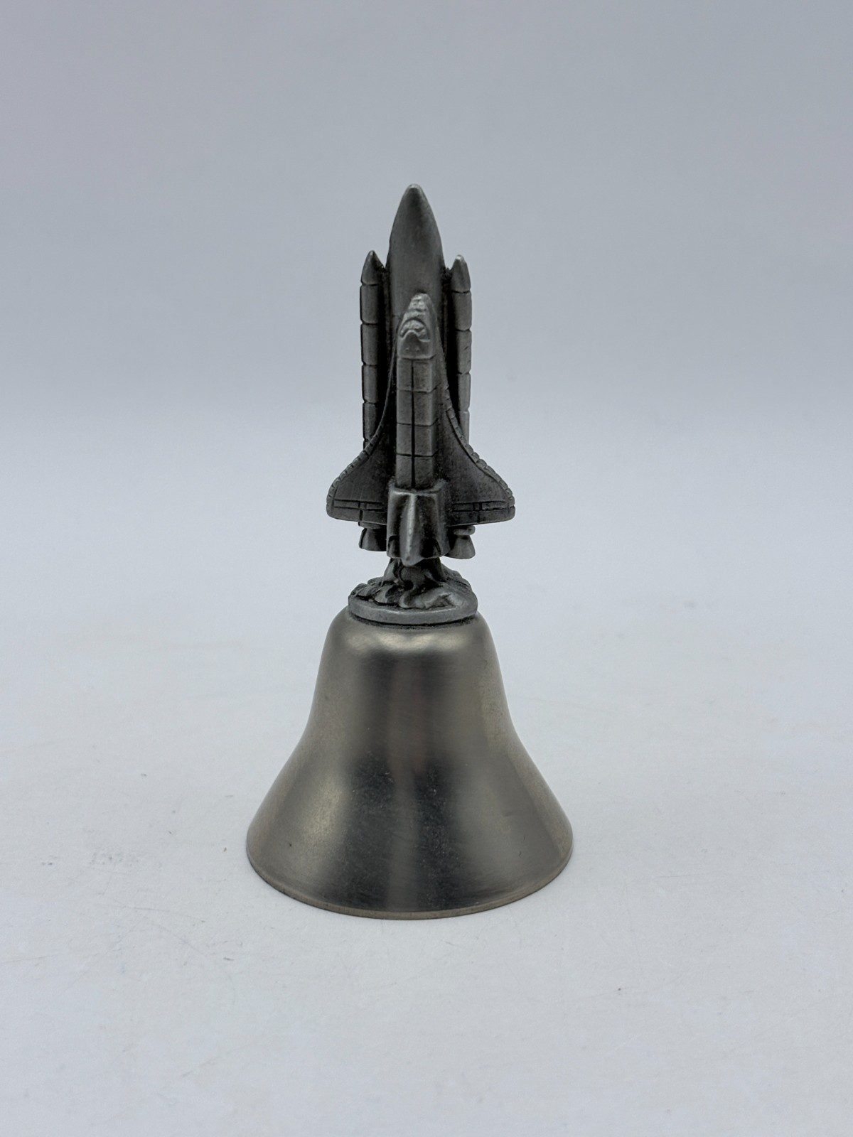 Vintage NASA Souvenir Pewter Bell 3.25" Tall - SPACE SHUTTLE
