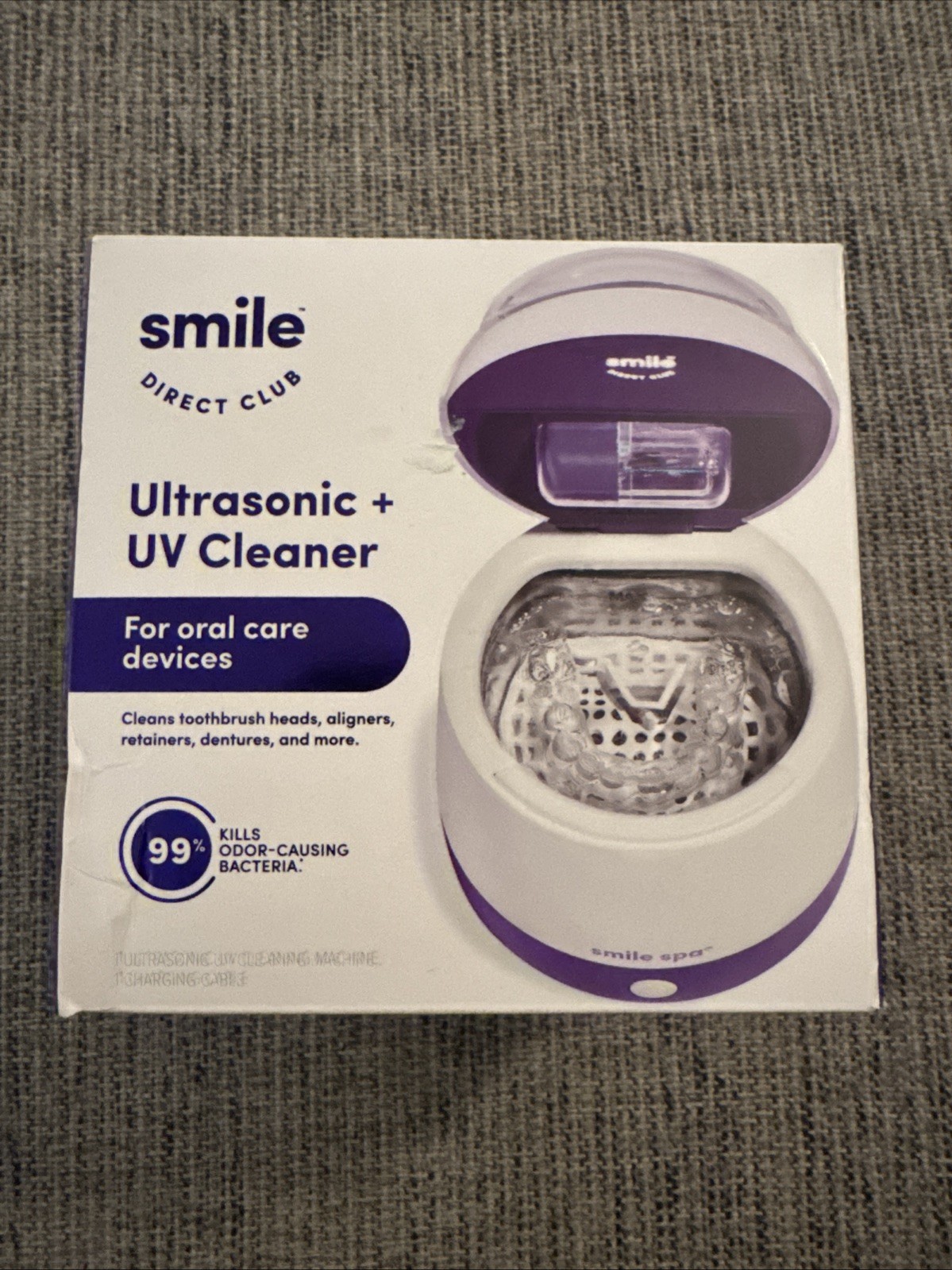Smile Direct Club Ultrasonic + UV Cleaner For Oral Care Devices