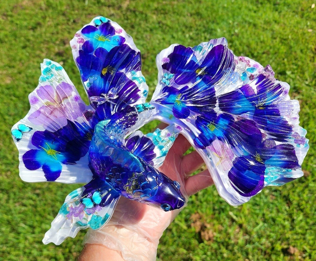 Huge Beta FISH Silicone Mold AU