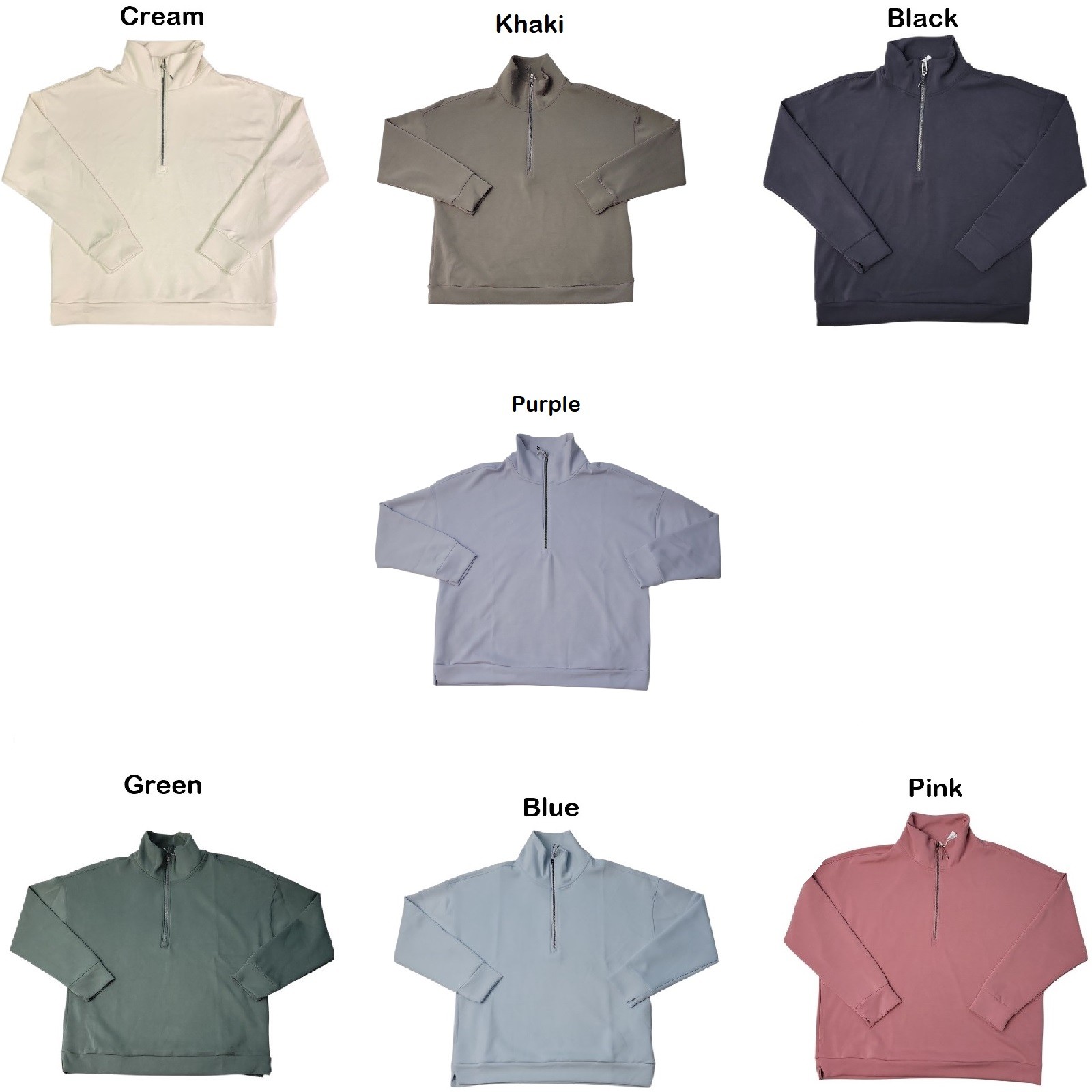 Member's Mark Women's Moisture Wicking Sandwash Quarter Zip