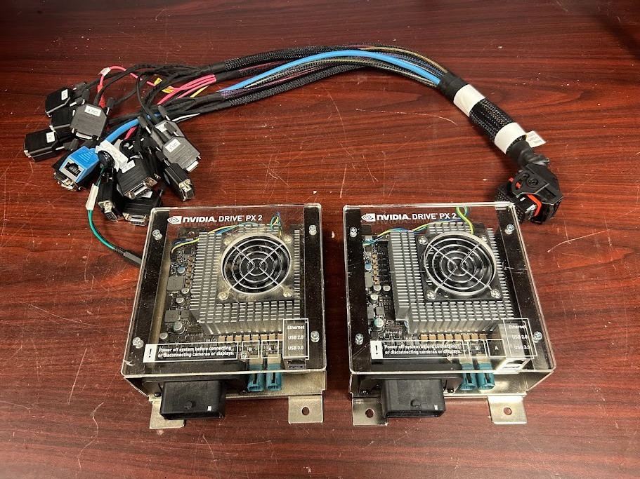 Lot of 2) Nvidia DRIVE PX 2 AI Computing Platform w/ Cables #95
