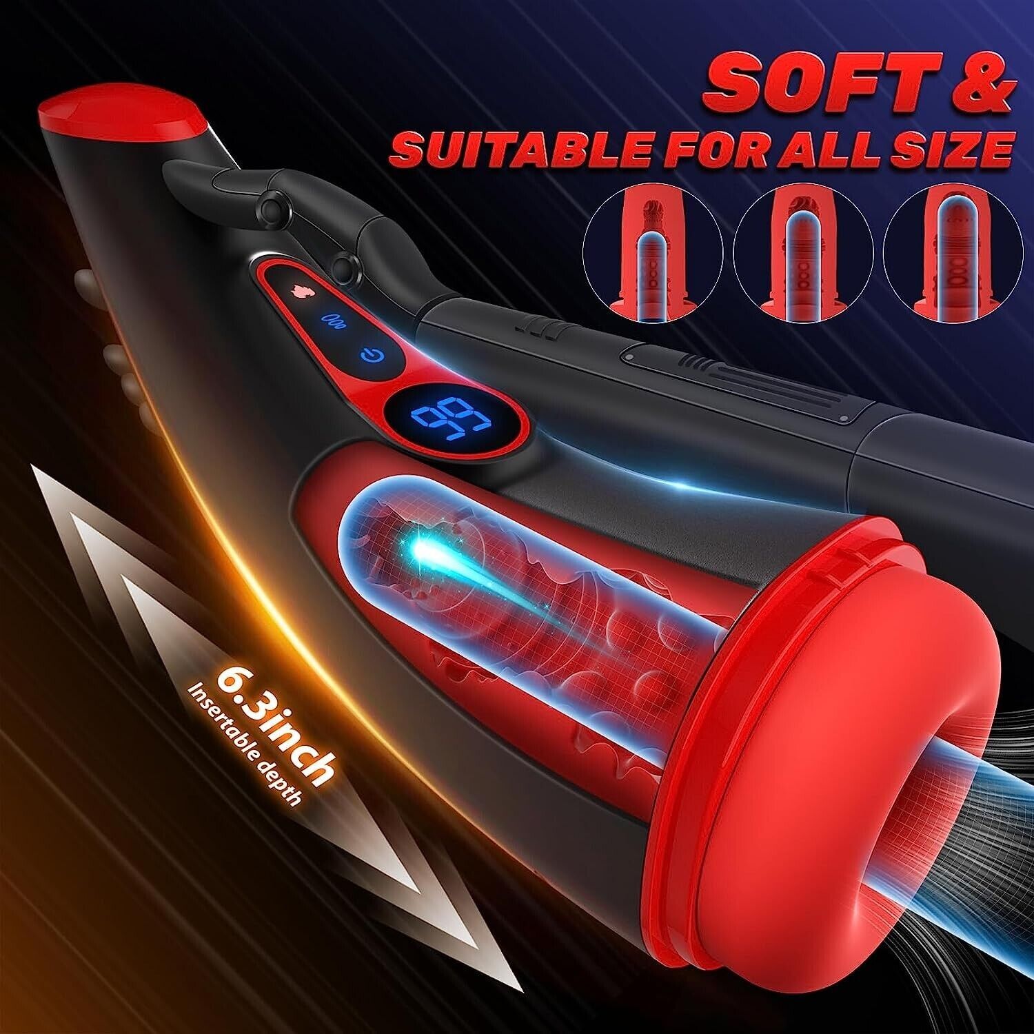 Automatic Handsfree Male Masturbaters Cup Stroker Pocket Pussy for Men Sex Toys