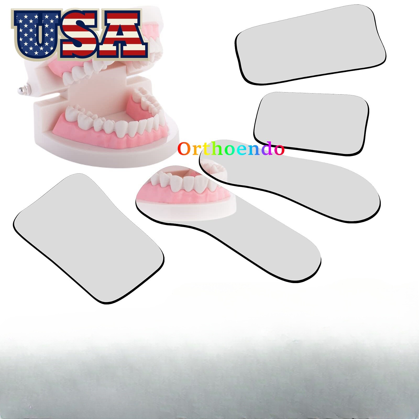 5Pc/Set Dental Photo Mouth Mirrors Intraoral Photographic Reflector Mirror Glass