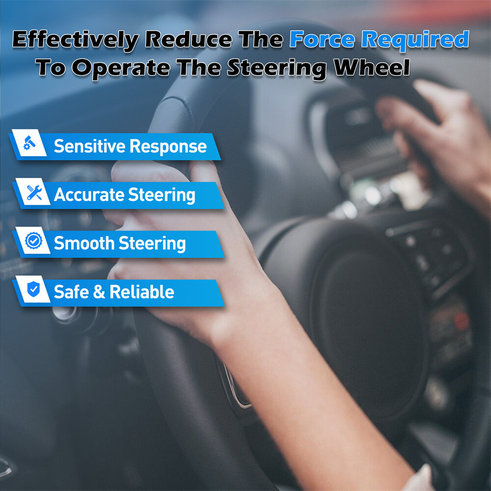 Fit For 1997-2005 Ford F-150 Pickup 4.2L 4.6L 5.4L Power Steering Pump W/Pulley