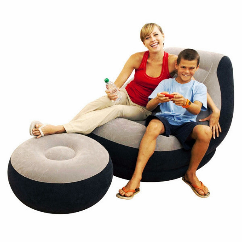 JILONG~DELUXE MODERN PORTBLE LOUNGER~OTTOMAN FOOT STOOL~GAME CAUCH SOFA SEAT SET