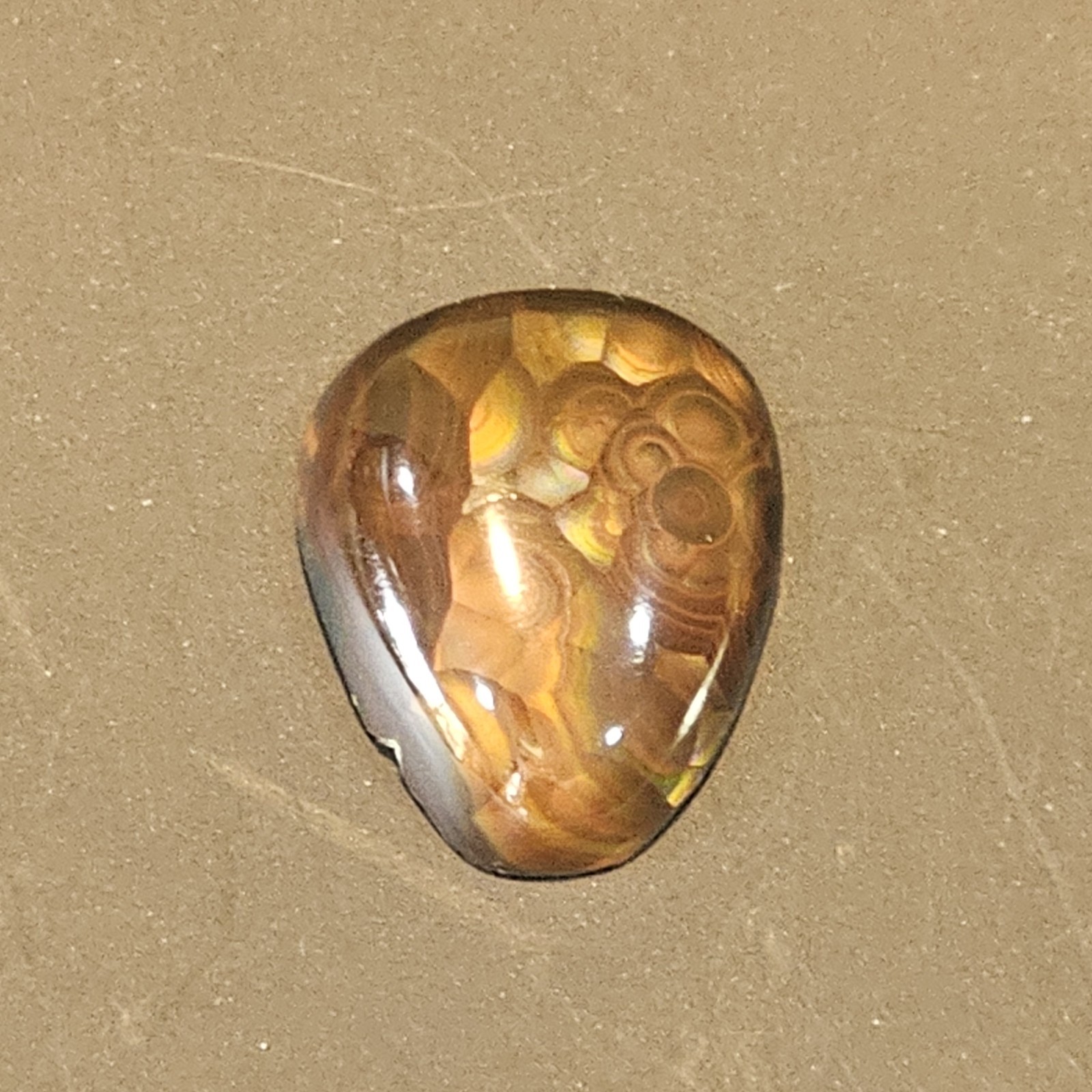 Fire Agate Pair With Wild Colors and Stunning Pattetns 25 CT Combined