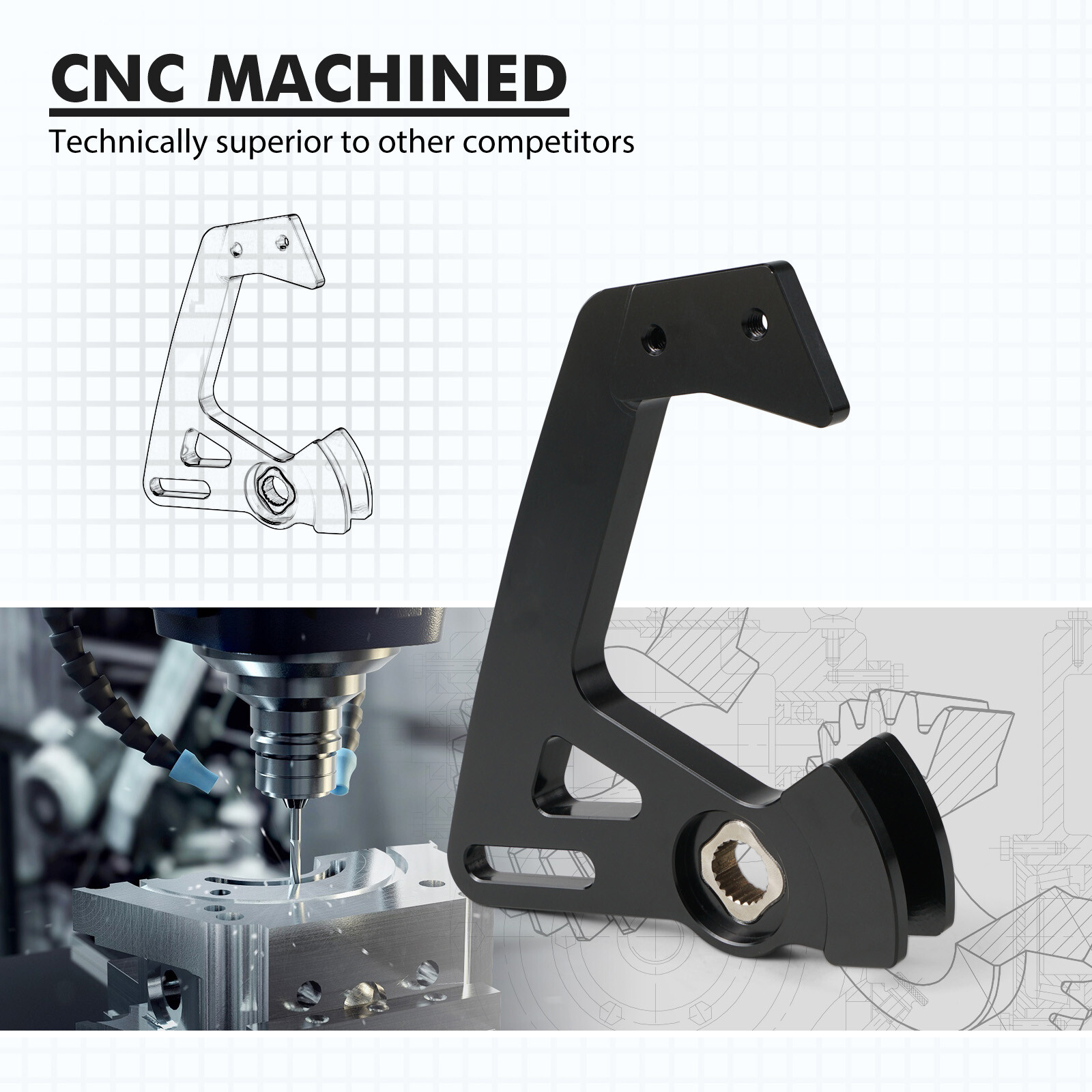 Adjustable Short Shifter Arm 6 Speed For VW MK4 MK5 MK6 MK7 MK7.5 For Audi A3 S3