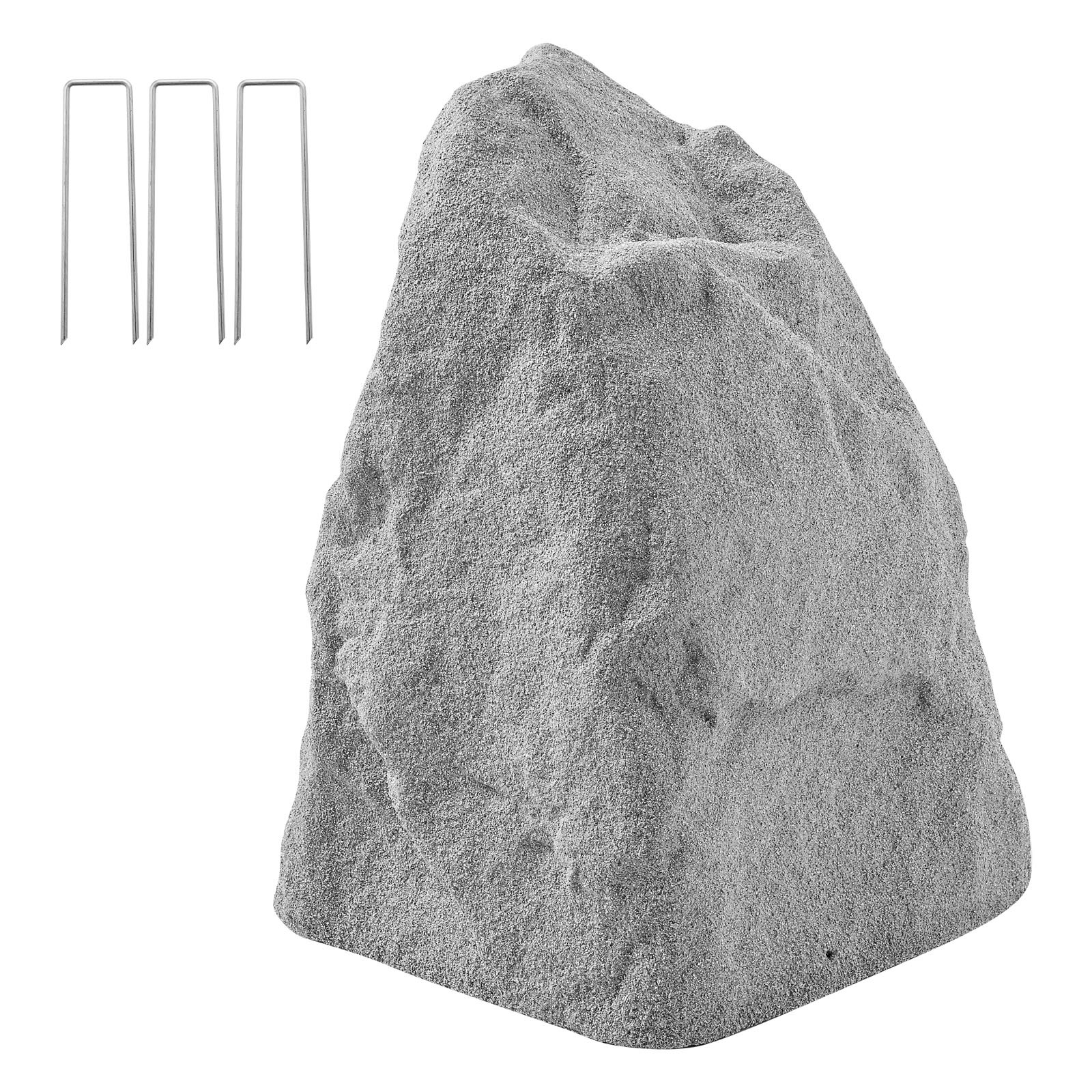 Uimoso Artificial Landscape Rock Cover Outdoor Well Pumps Realistic Grey Boulder