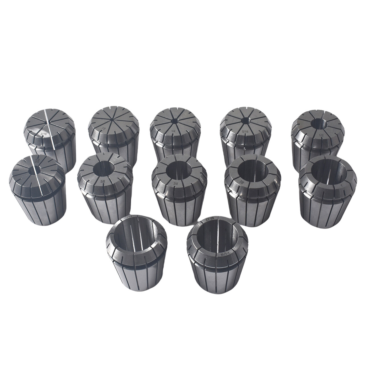12Pcs ER40 Spring Collet Set 1/8"-1-1/8" For CNC Lathe Milling Precision Chuck