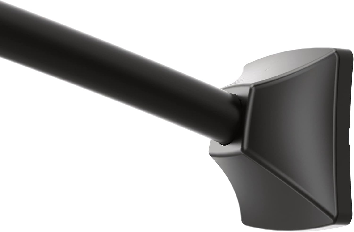 Brushed Gold 72-Inch Adjustable Permanent Mount Curved Shower Curtain Rod