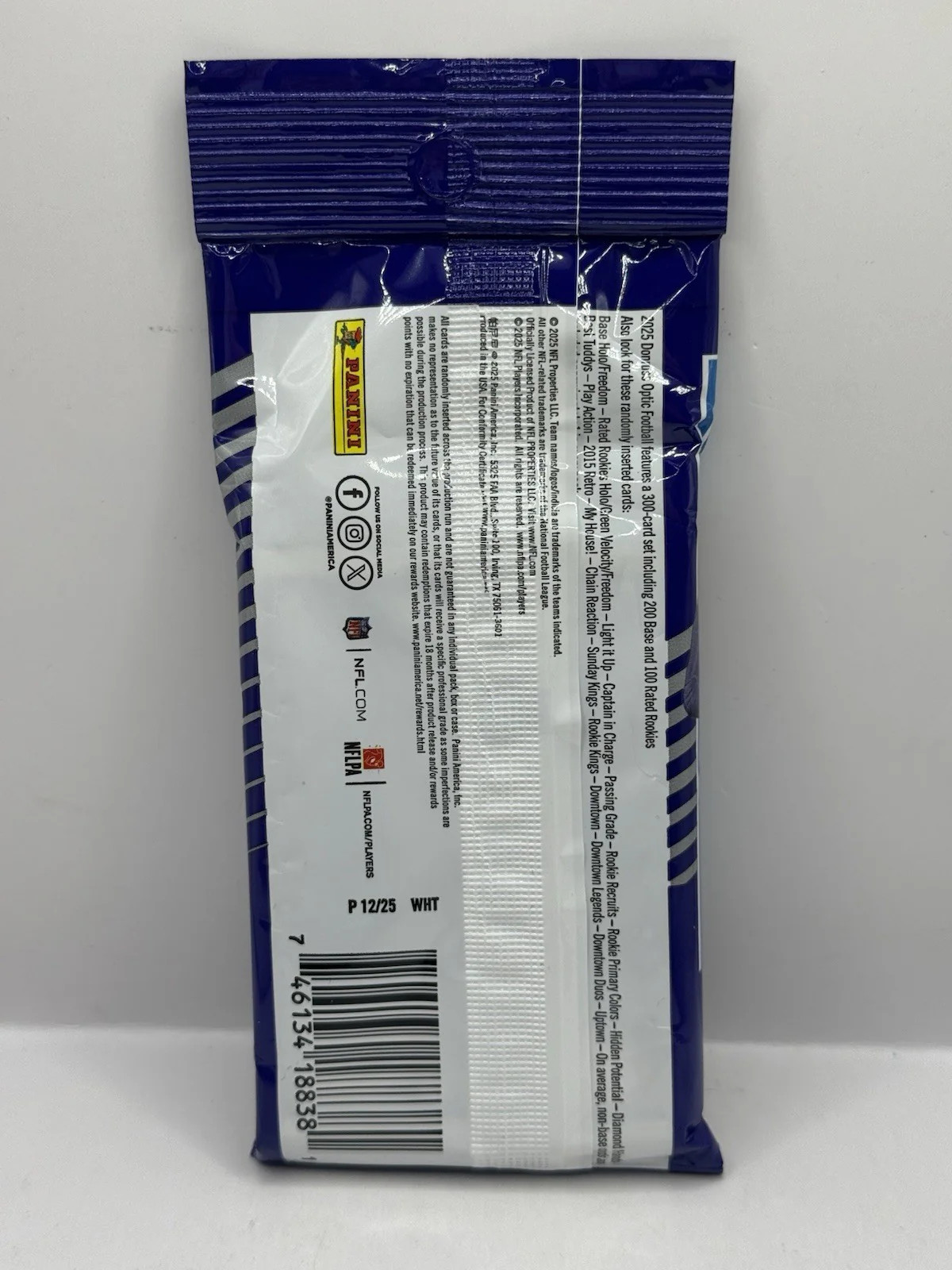 2025 Donruss Optic Football 12-Card Value Pack - Sealed - Look for Downtowns!