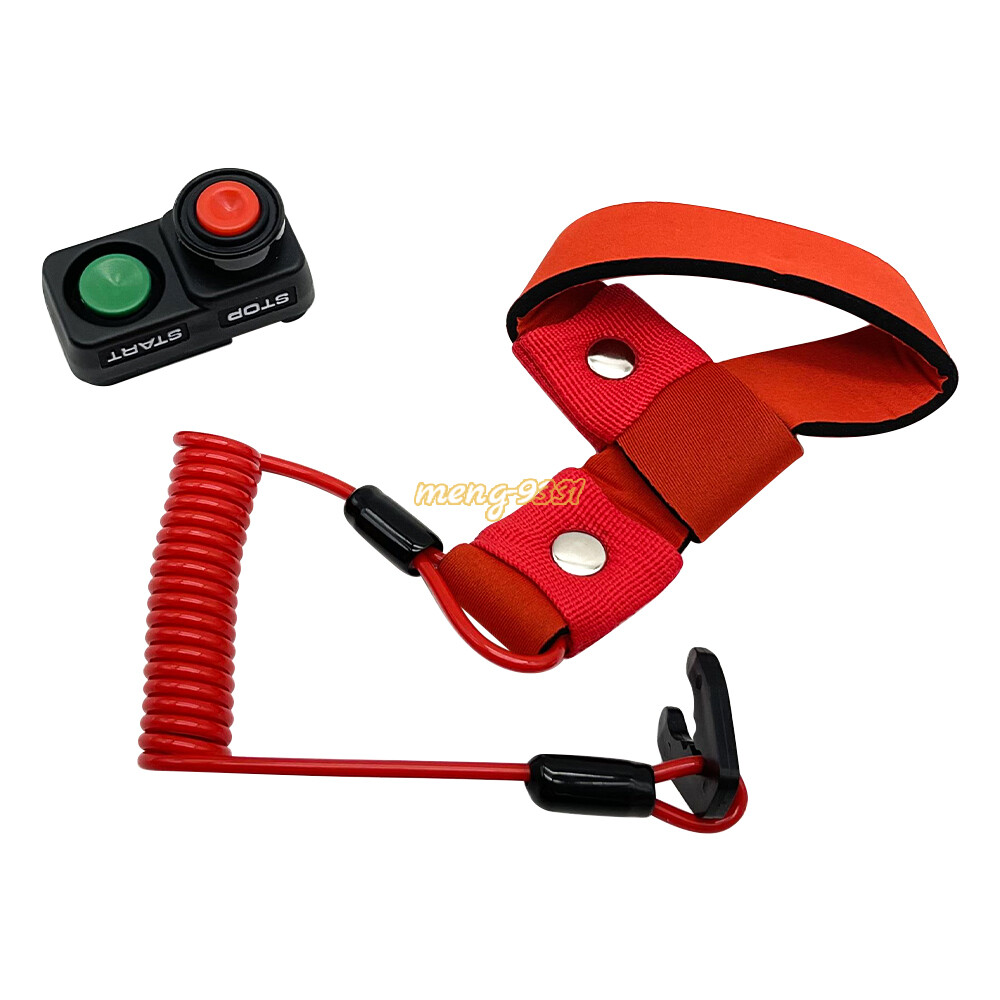 Kill Stop Switch W/Lanyard for Kawasaki Jet Ski JS300 JS440 JS550 JS800 JS1500