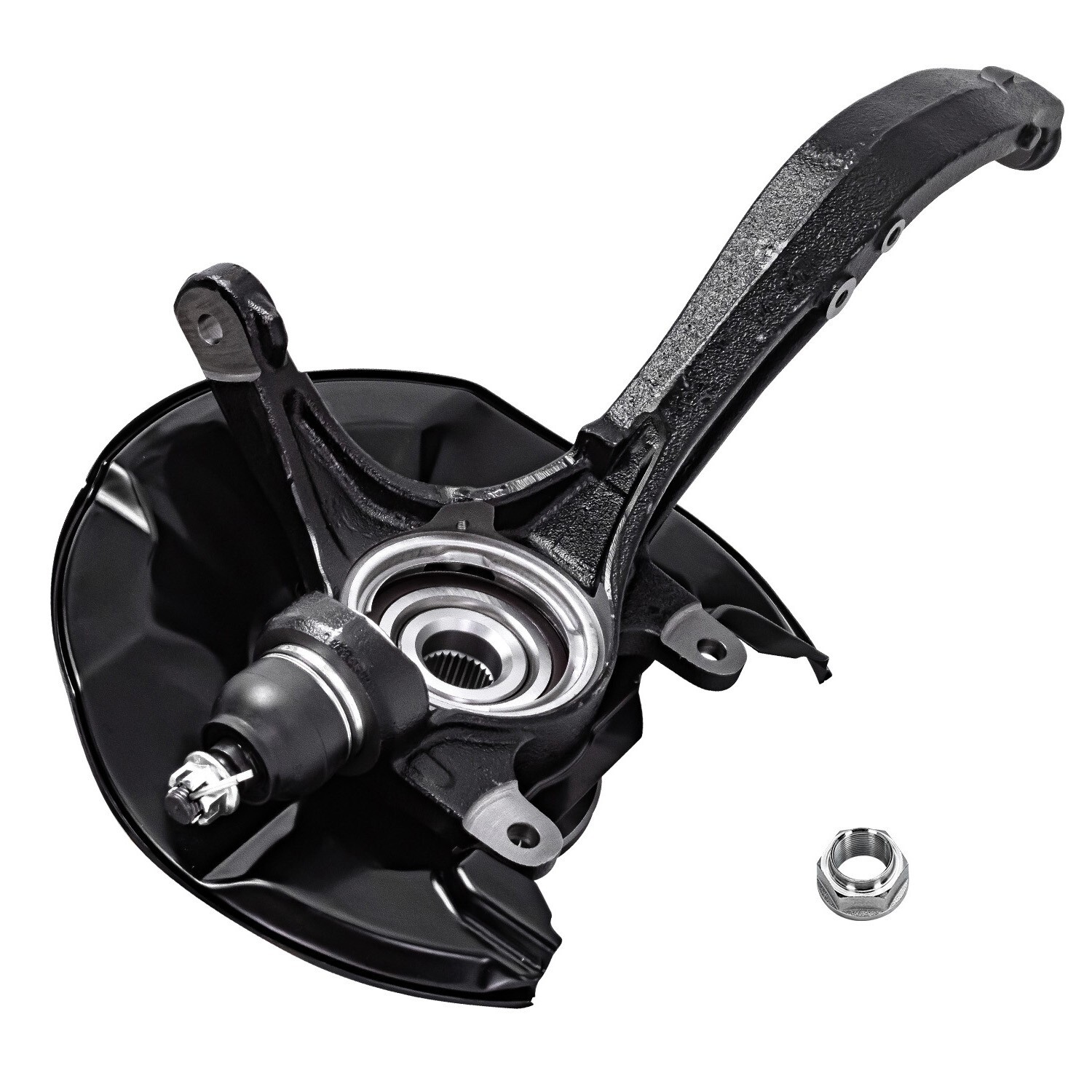 Front Left Steering Knuckle+Wheel Hub Bearing for 2009-12 Honda Accord Acura TSX