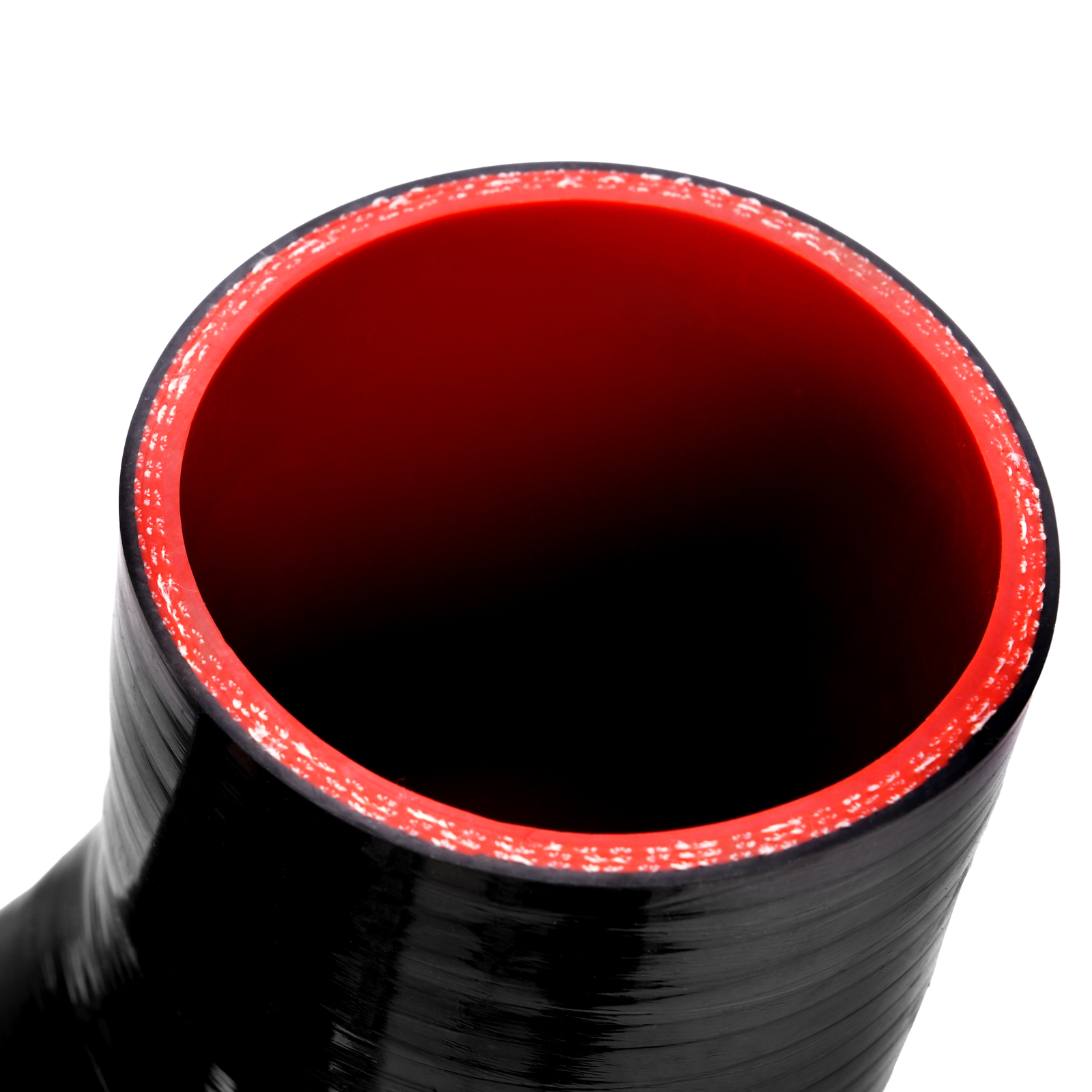 2.5'' 90 Degree Elbow Rubber Hose Coupler Intercooler Pipe Black-Red Universal