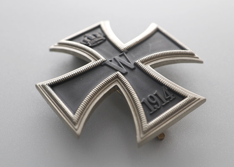 WW1 Germany 1914 Iron Cross 1st Class (Nickel Silver) W Box Reproduction