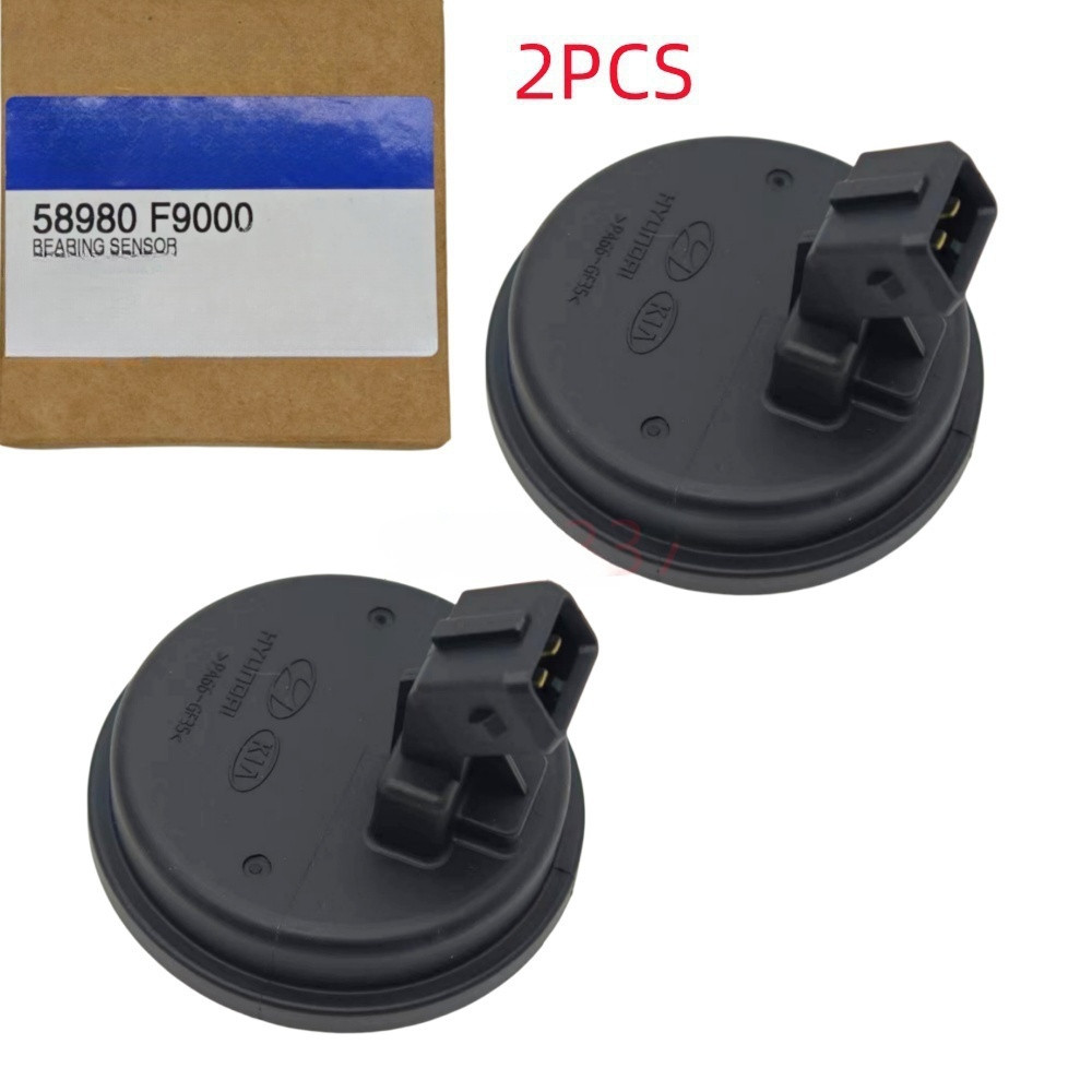 2PC Rear Wheel Bearing Speed Sensor For Hyundai Accent Kia Rio 16-22 58980F9000