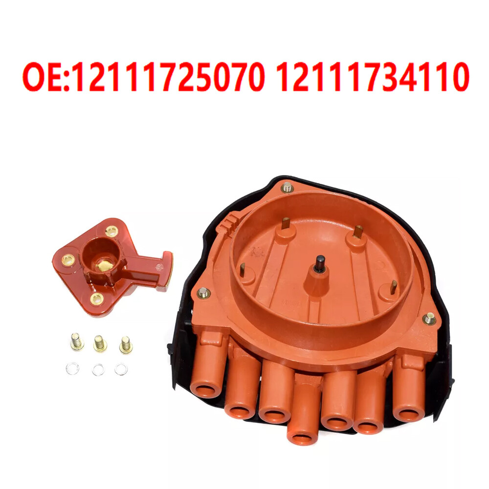 For BMW E23 E24 E28 E30 E31 E32 Distributor Cap & Rotor 12111725070,12111734110