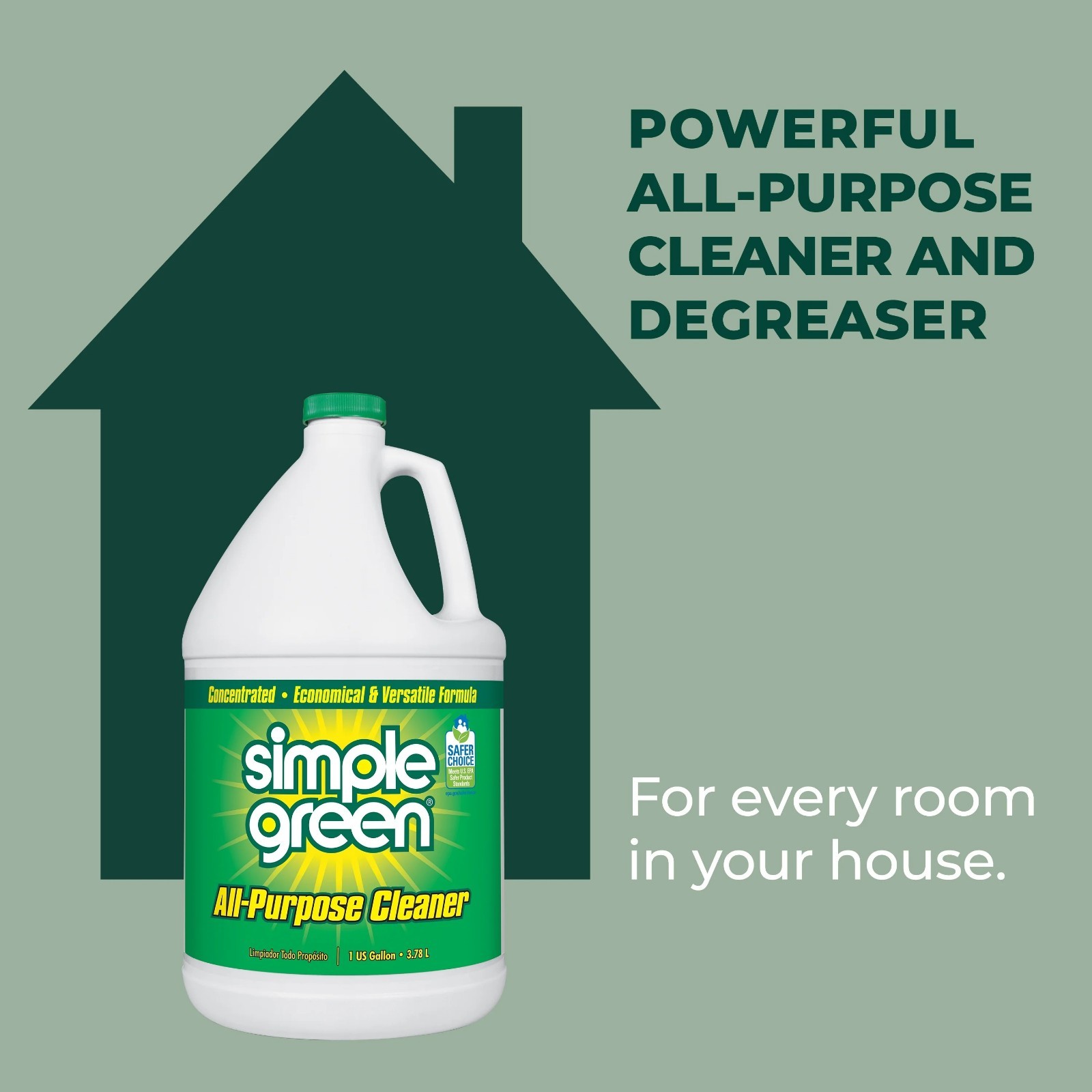 Simple Green All-Purpose Cleaner Concentrate, Original, 128 fl. oz New