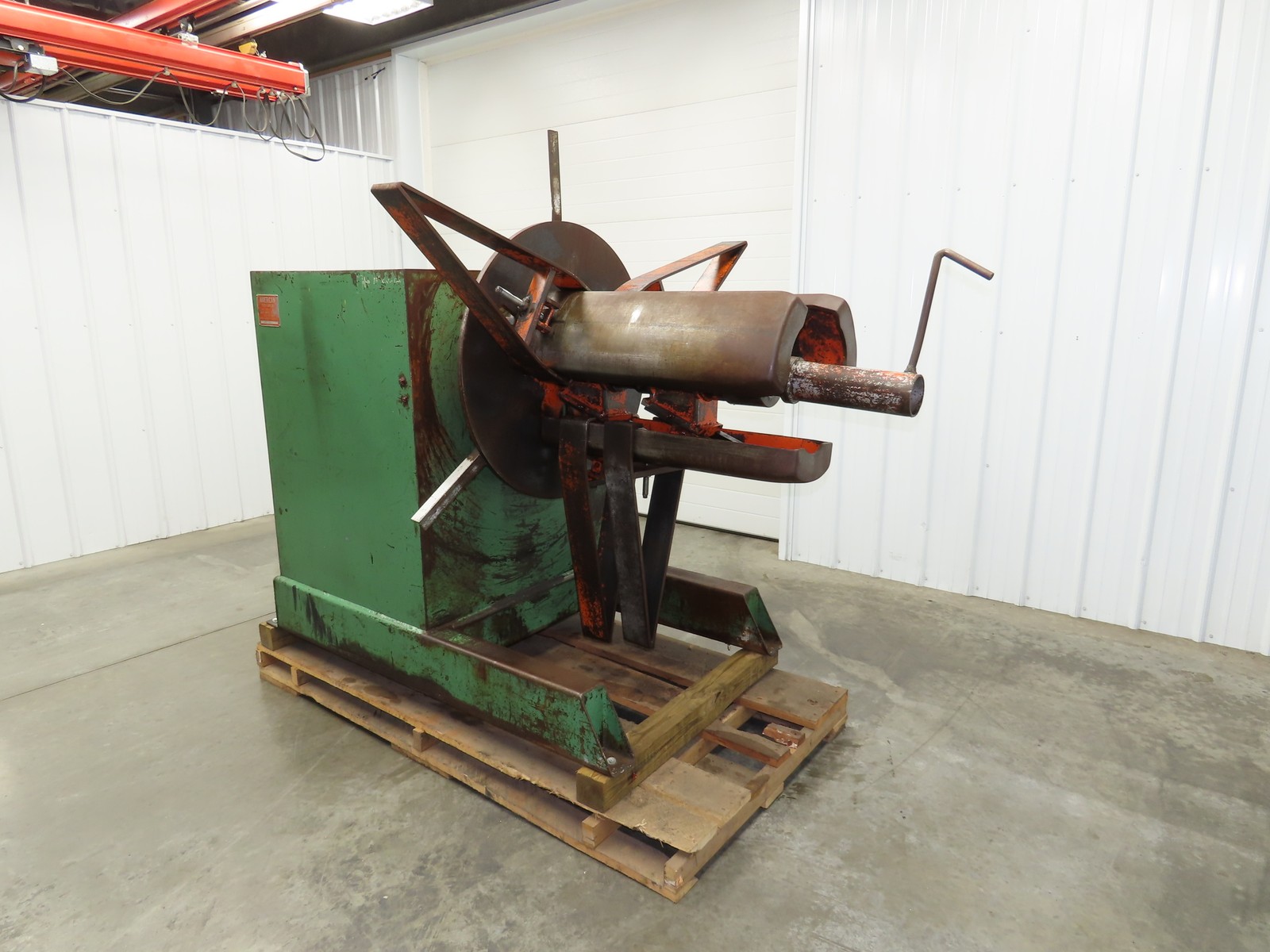 American Steel Line 1000 Coil Stock Uncoiler 6000lbs 16-20"ID 22"W Decoiler