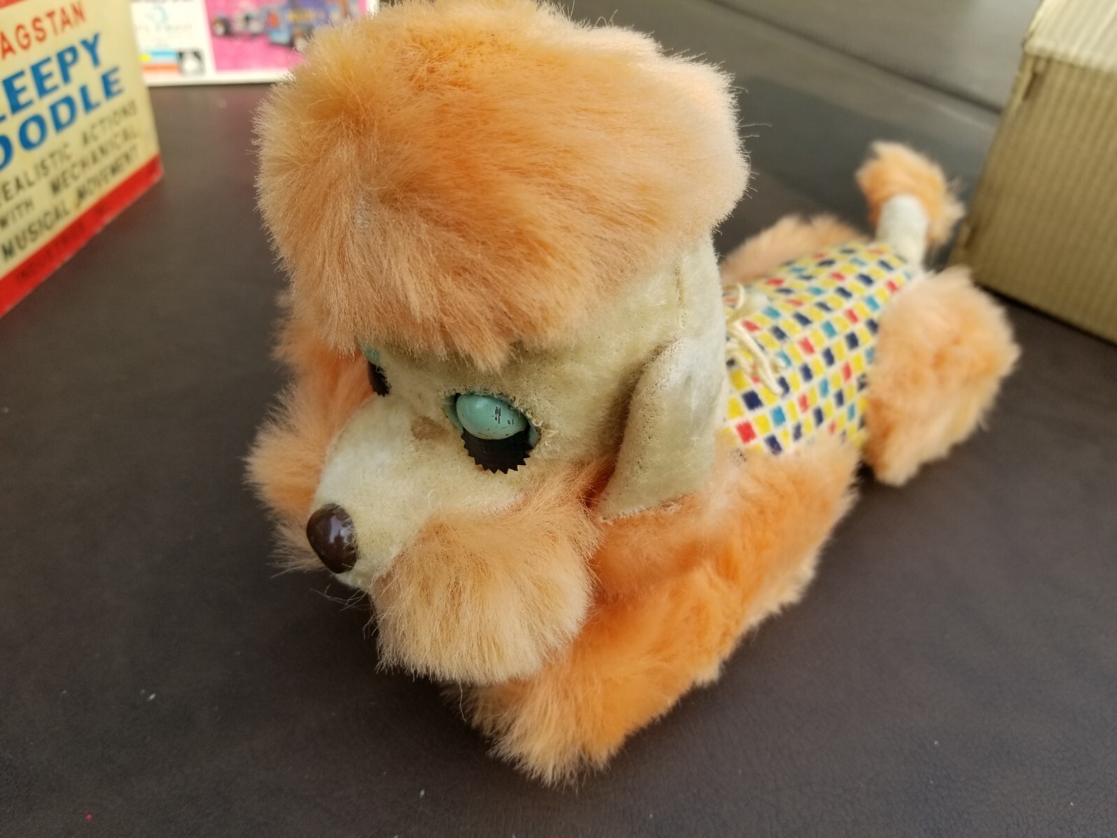 Cragstan Sleepy Poodle windup toy works 2804-2