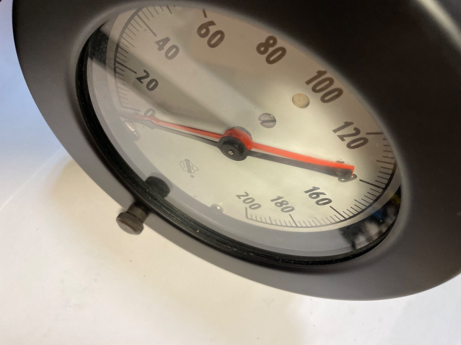 Vintage Ashcroft 1850 USA Duplex Pressure Gauge 4 inch Diameter