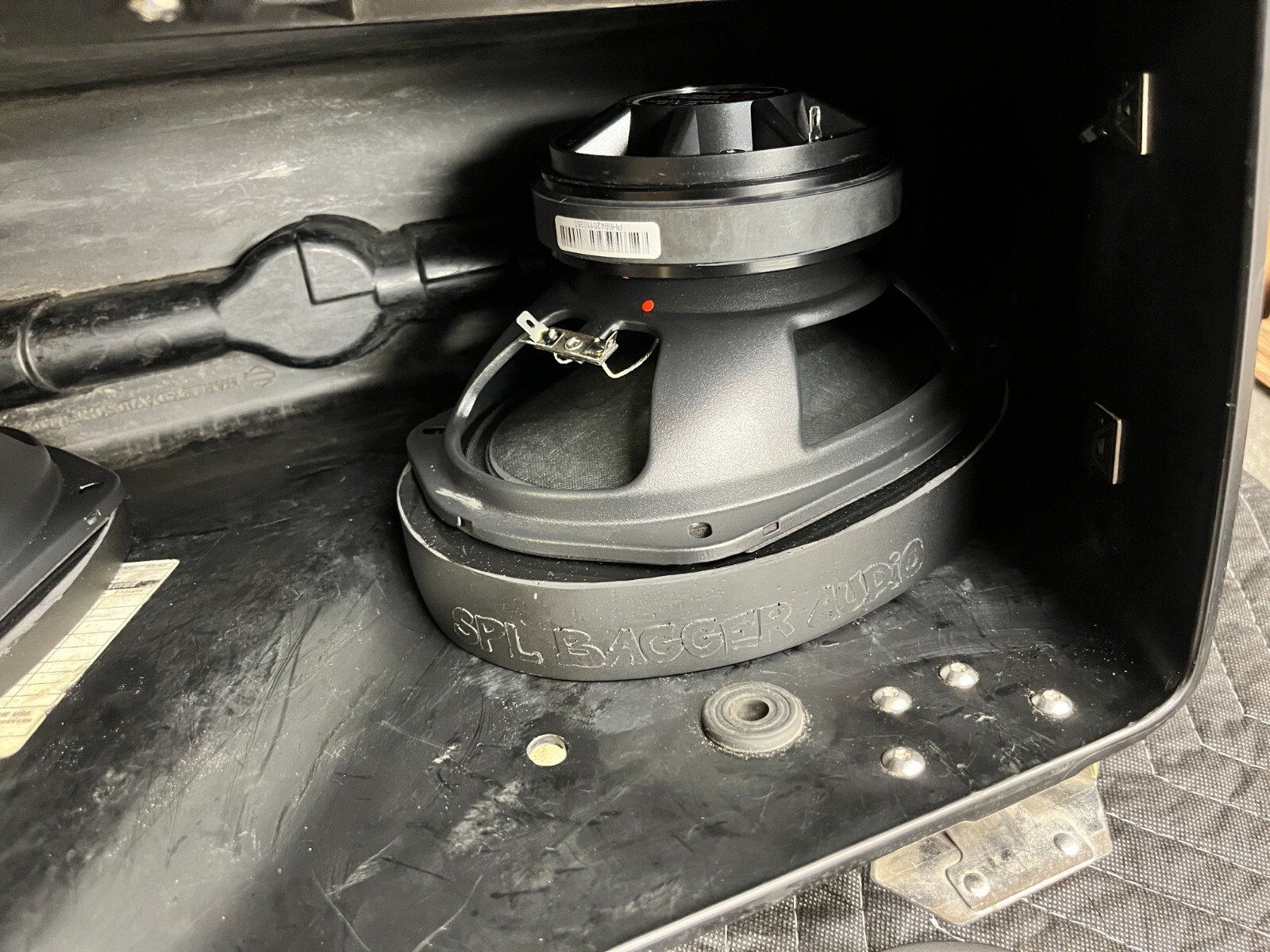 6x9 Quad Harley Saddlebag Speaker Mounting Ring Adapters w/GRILLS 1994-2013