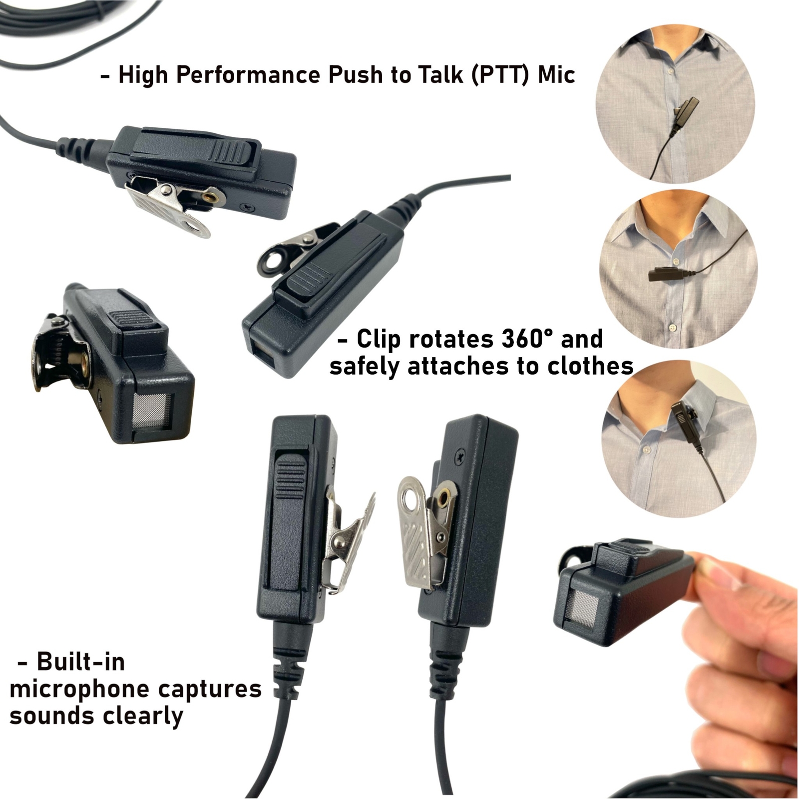 Earpiece Headset for Motorola XPR3300e XPR3300 XPR3000 XPR3500 XPR3500e radio