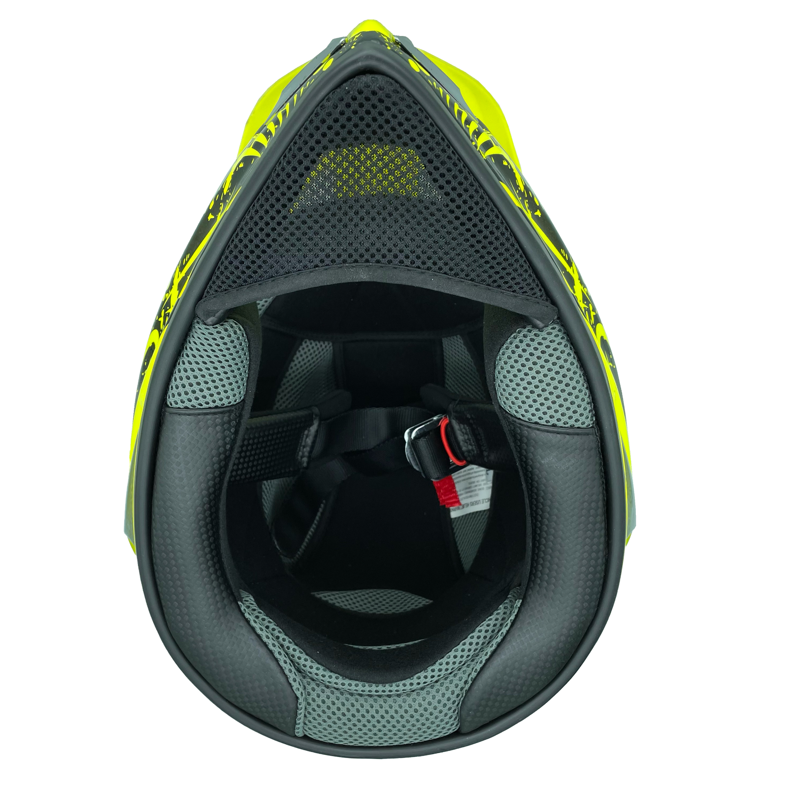 Yellow Hi-Viz Helmet Adult Dirt Bike ATV UTV Off Road ORV Motocross DOT MX