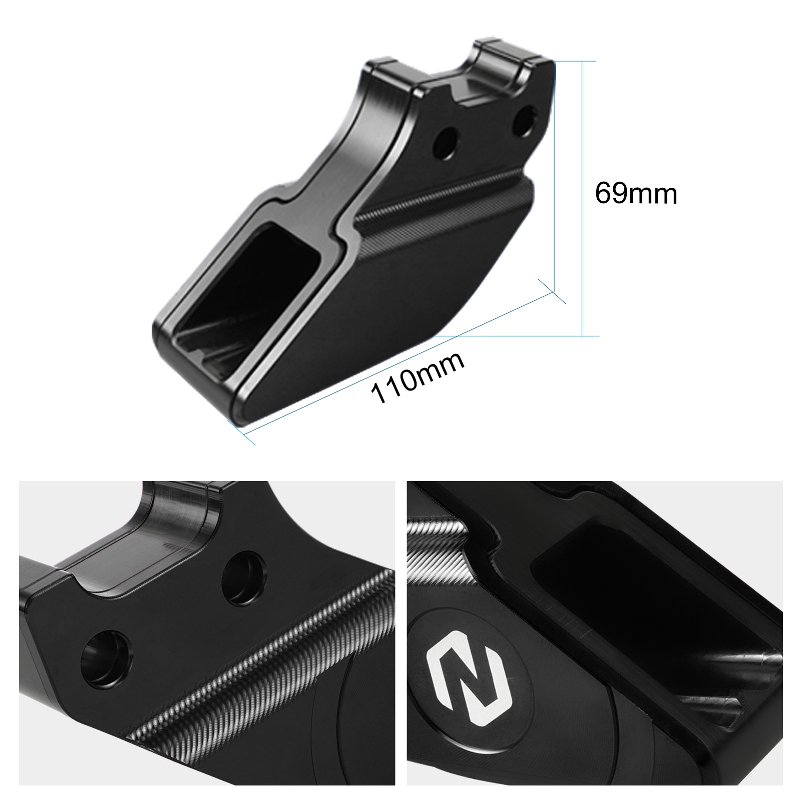 NICECNC Rear Chain Guide Chain Silder For Yamaha RAPTOR 350 #38W-22199-00-00