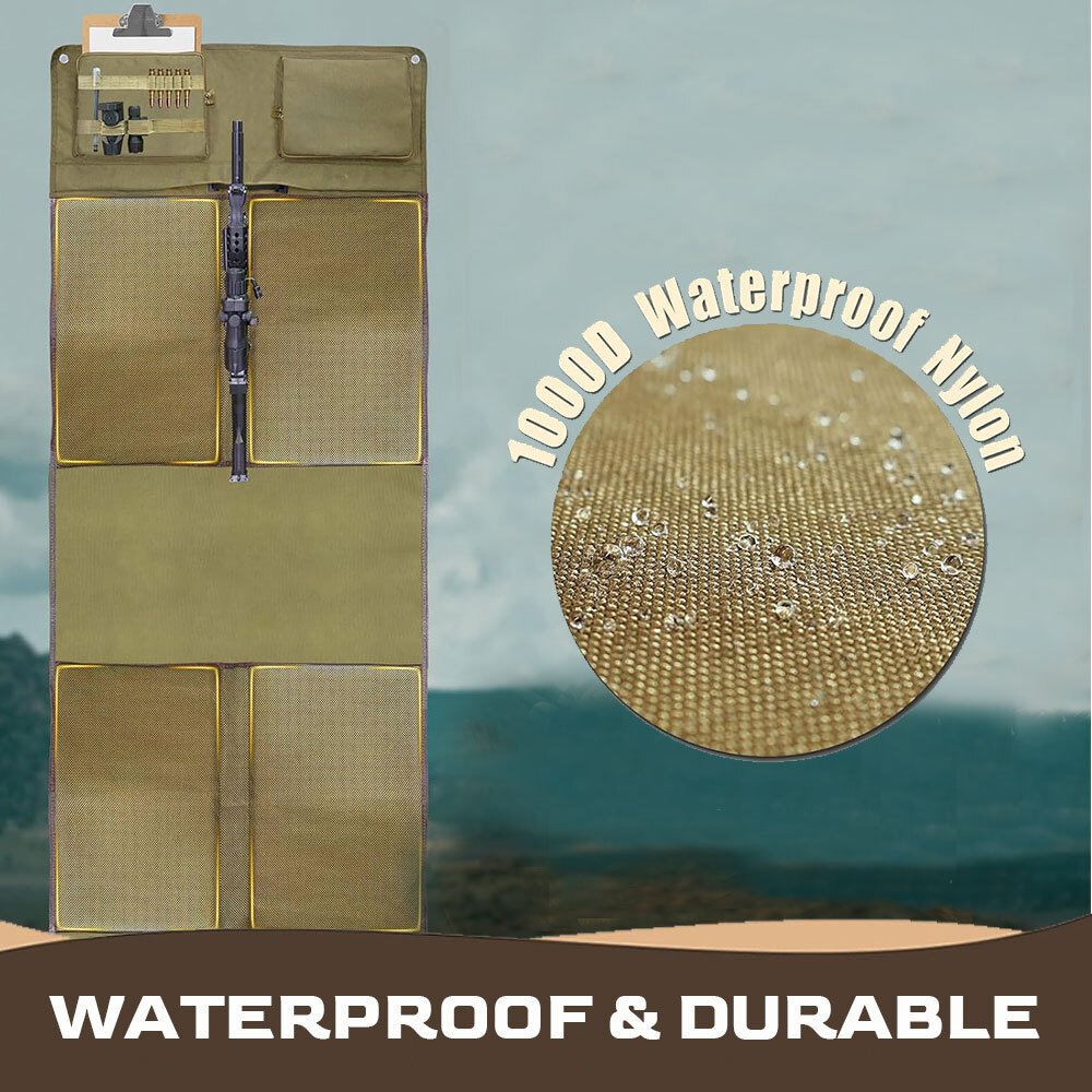 Heavy Duty Shooting Mat Tactical Prone Padded Roll Up Hunting Range Gear Large