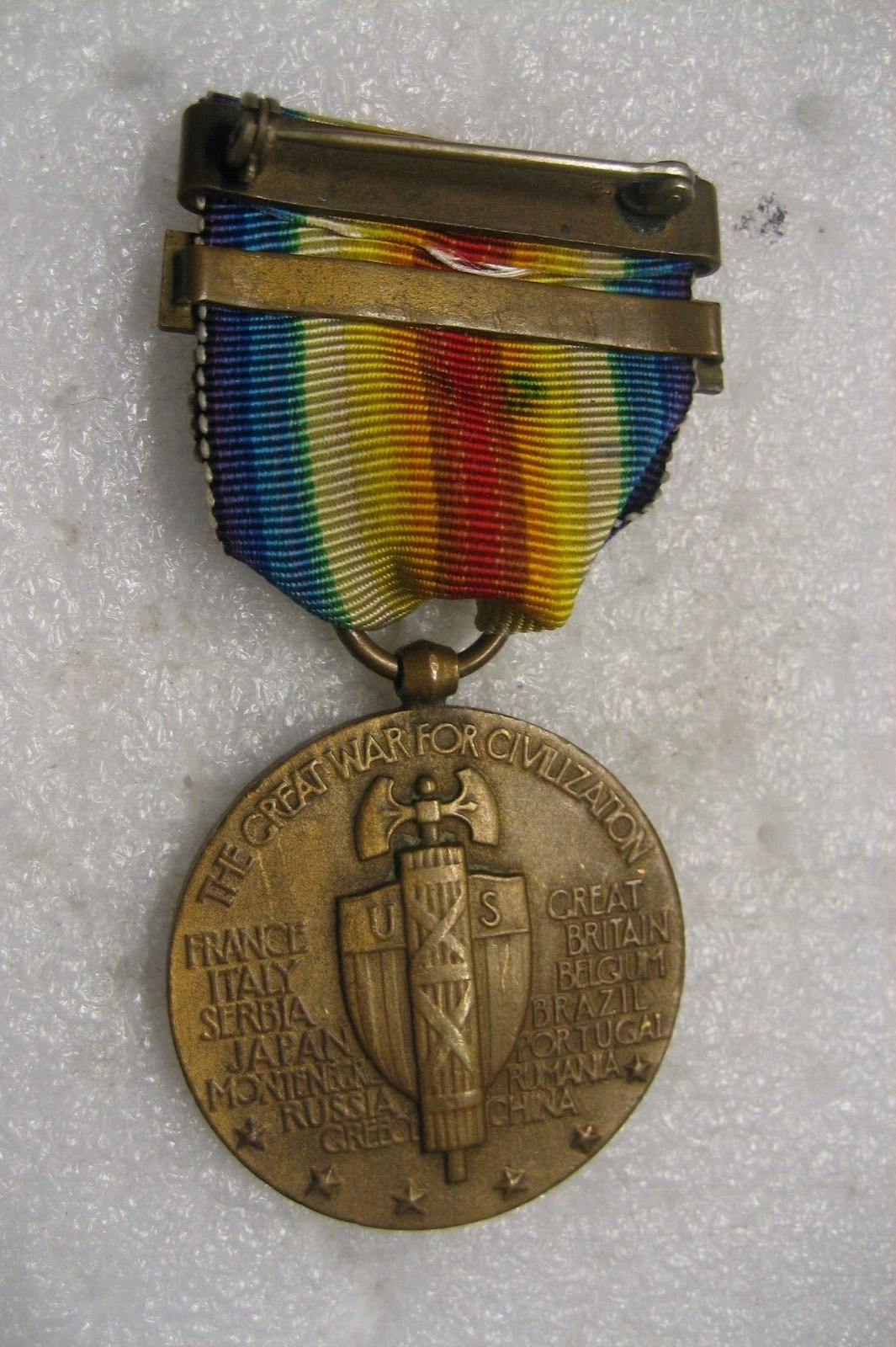 USA ww1 Victory Medal with ARMED GUARD bar, US NAVY Operation