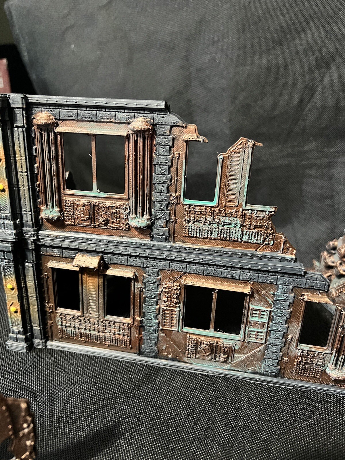 Tabletop Wargaming Terrain Fully Painted Industrial Warhammer 40K Compatible