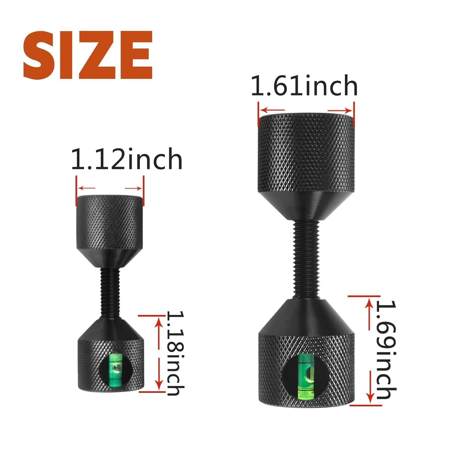 Flange Two Hole Pin 1-1/8'' 1-5/8'' Detachable Flange Double Hole Pin with level