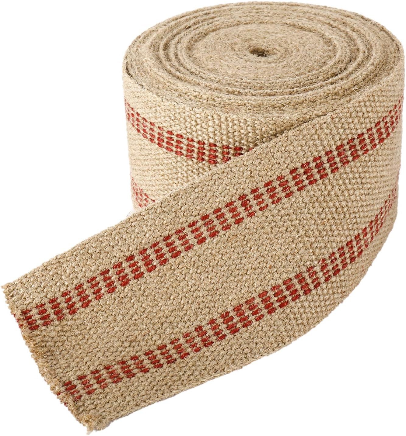 1PC Craft Jute Webbing Tape 3.5" x 10 Yd Heavy Duty for Chair Repair Upholstery