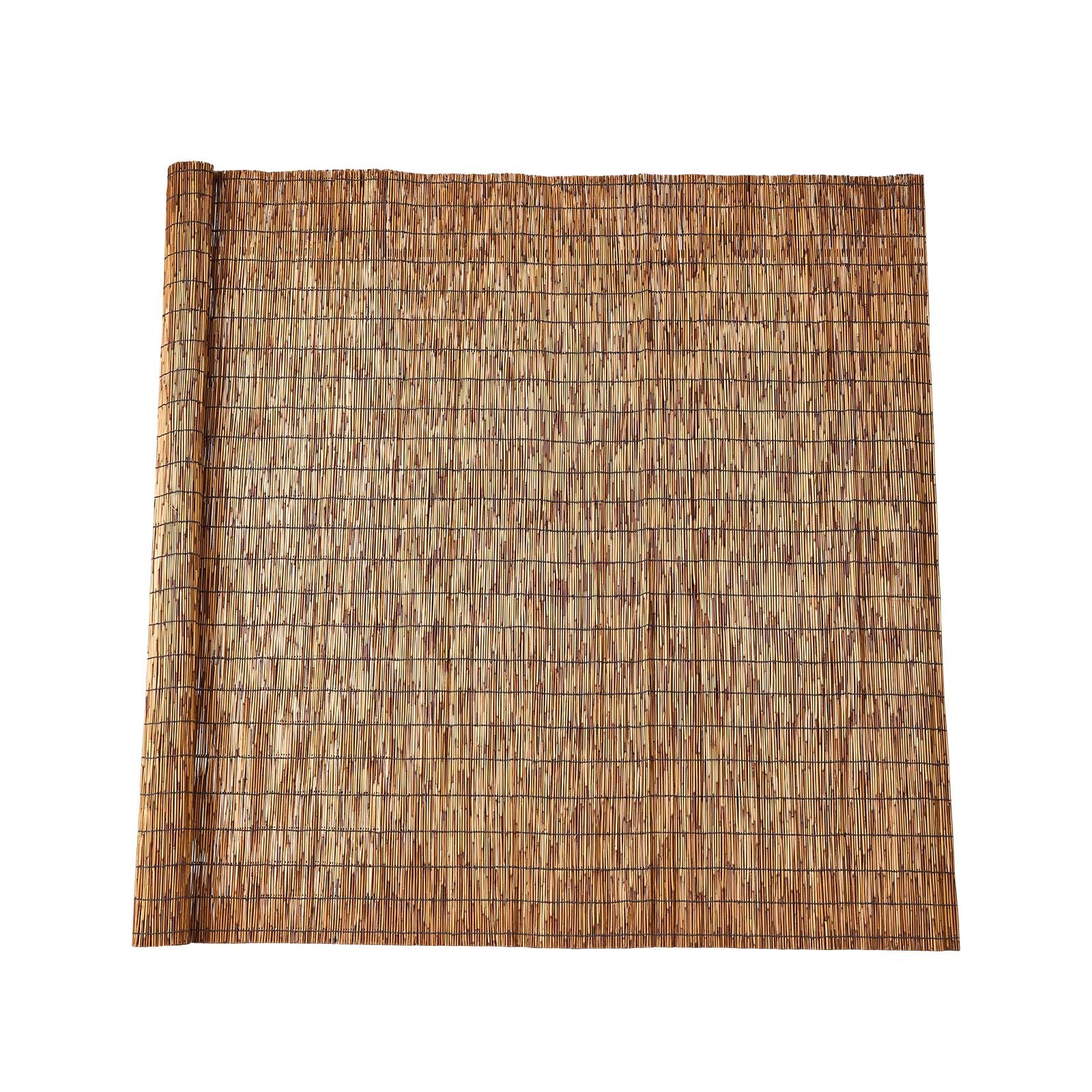 Uimoso Natural Reed Fence Panel 6 ft x 16.4ft Privacy Screen Roll for Garden Use