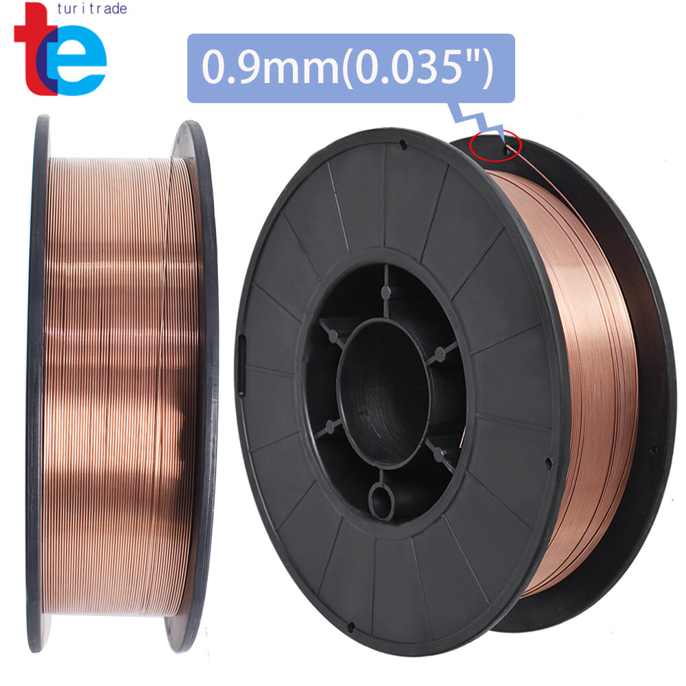 4 Pack ER70S-6 .035" (0.9mm) Mild Steel MIG Welding Wire 10-lbs Roll