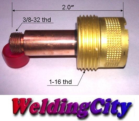 WeldingCity® 5-pk Large Gas Lens 995795 (1/8") for TIG Welding Torch 17/18/26