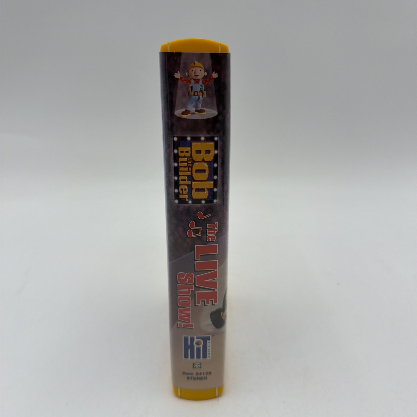 Bob the Builder The LIVE Show VHS Tape 2004 Plastic Case Never Seen On TV Yellow