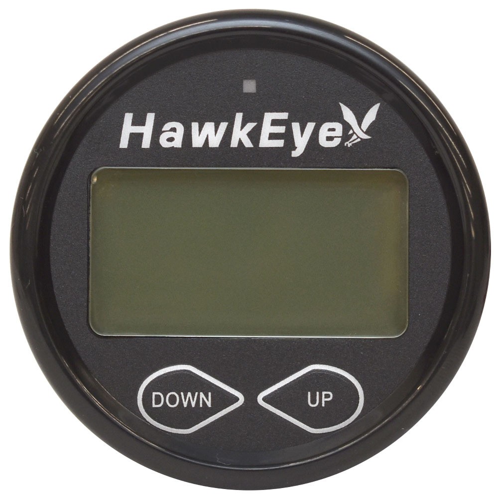 Hawkeye Boat Depth Sounder Display Gauge DT2B | 2 Inch Black