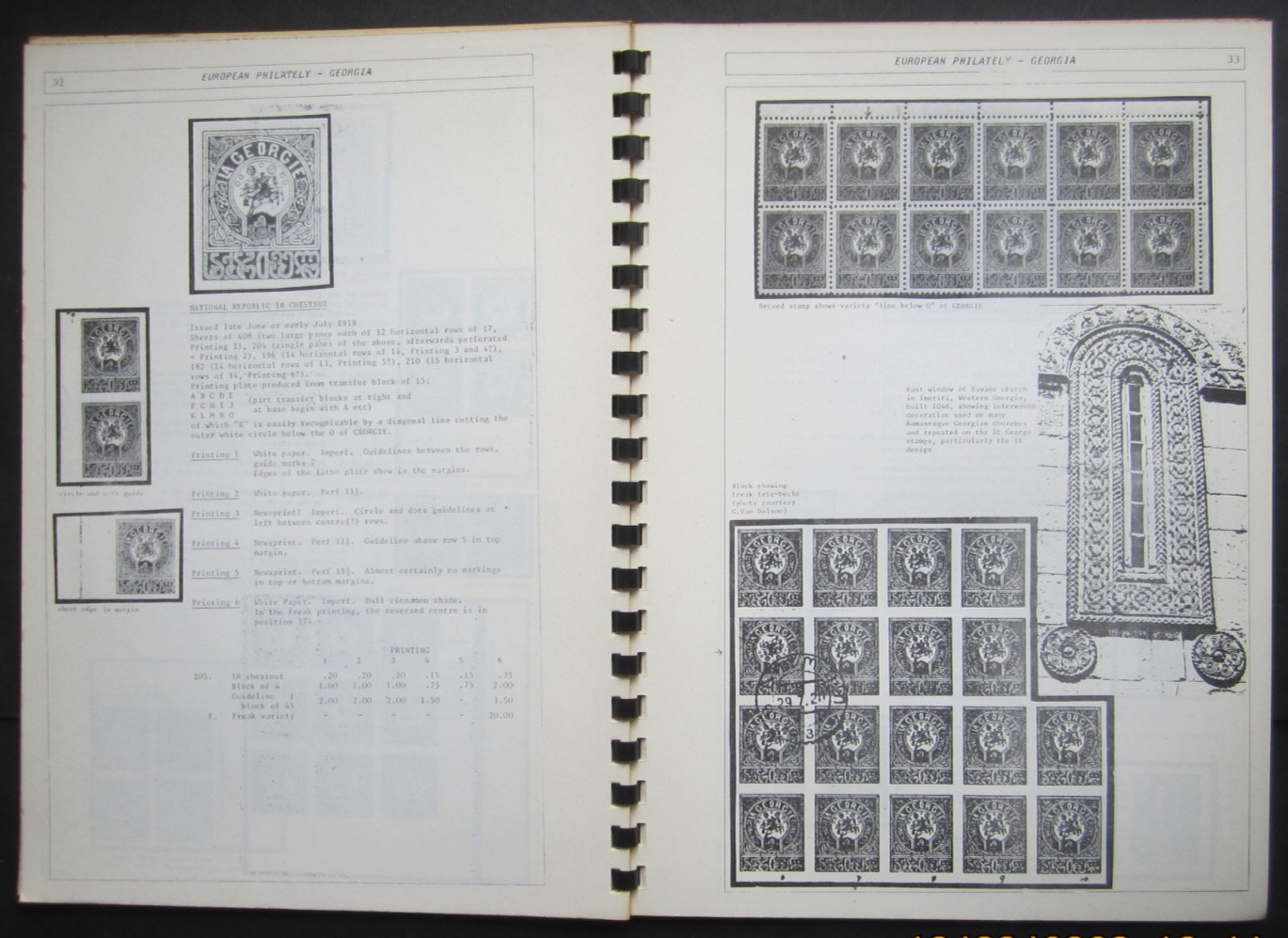 J. Barefoot Ltd - Georgia, Russia Revenues, Stamp Catalogue 1983.