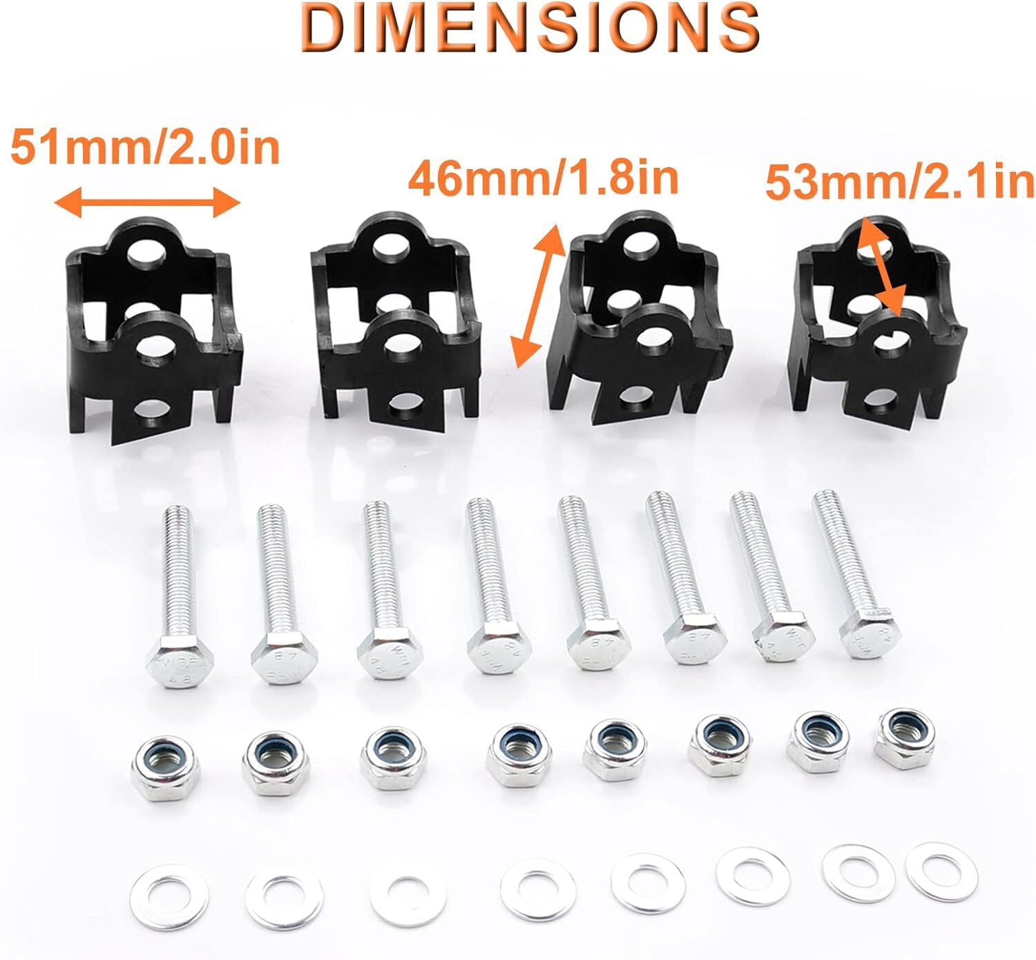 2" Bracket Lift Kit for Can-Am Defender HD5 HD10 HD8/ MAX HD8 4x4 2018-2023