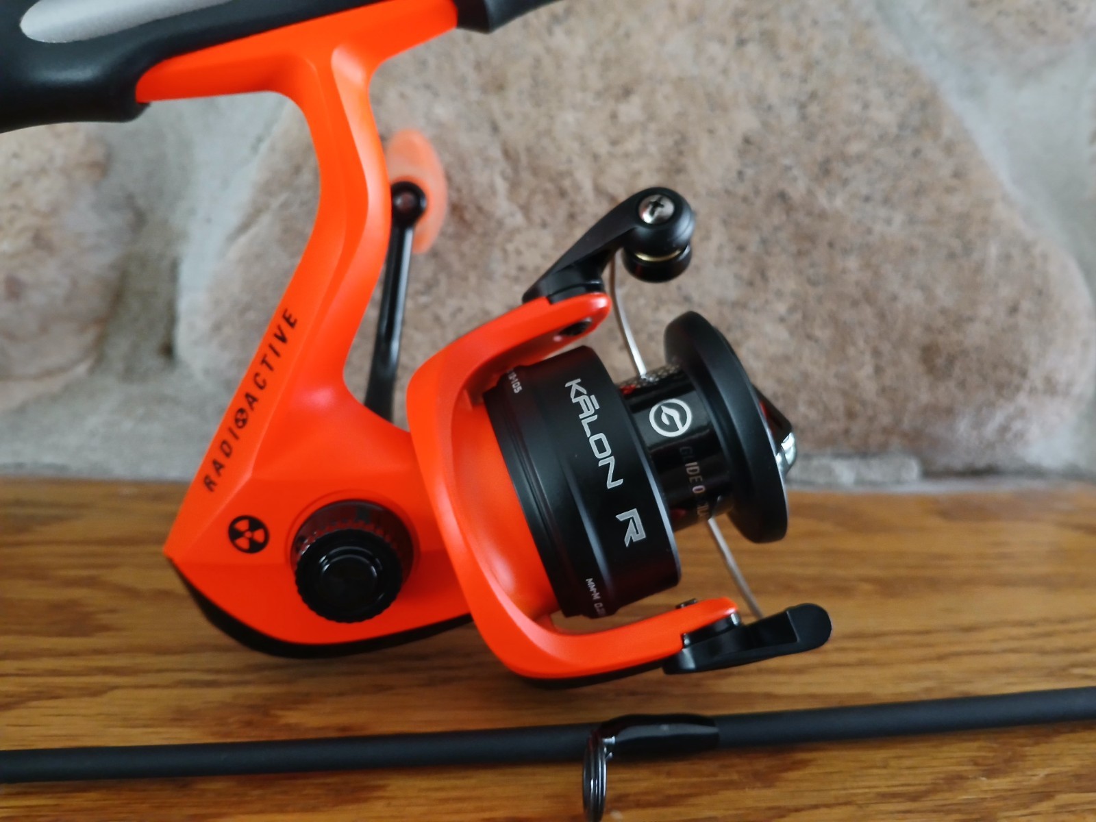 Kalon 13 Fishing 2.0 Radioactive Spinning Fishing Reel Quantum Throttle II Combo